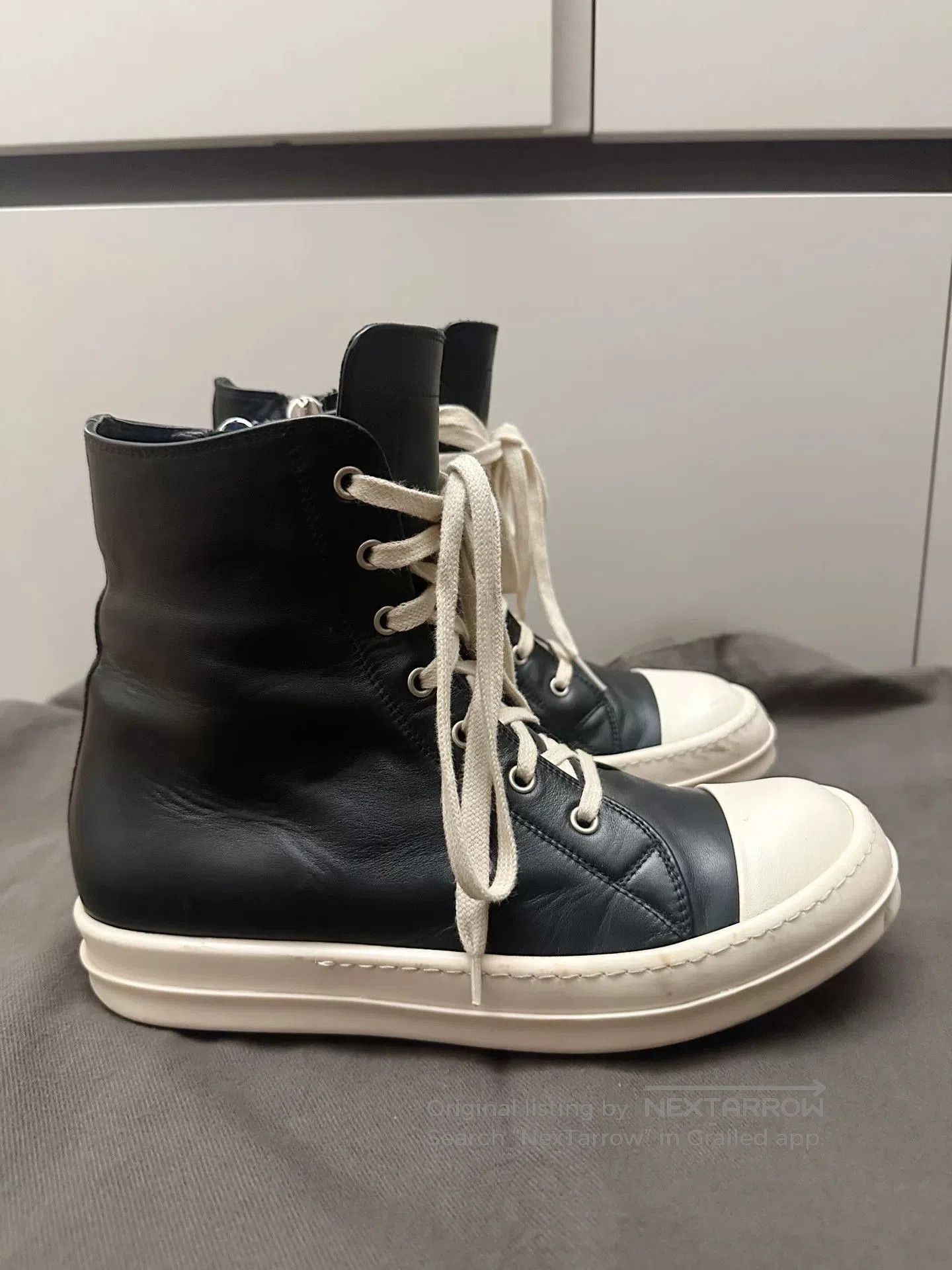 Rick Owens Rick Owens x Converse Leather High-Top. Size US 7 / EU 40 - 5 Thumbnail
