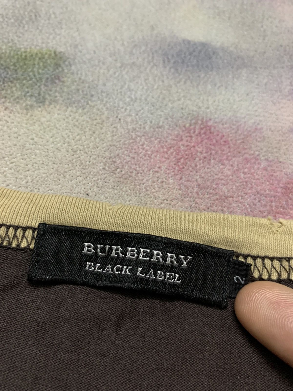 Burberry Burberry Black Label Japanese Line Tshirt Size US S / EU 44-46 / 1 - 7 Thumbnail