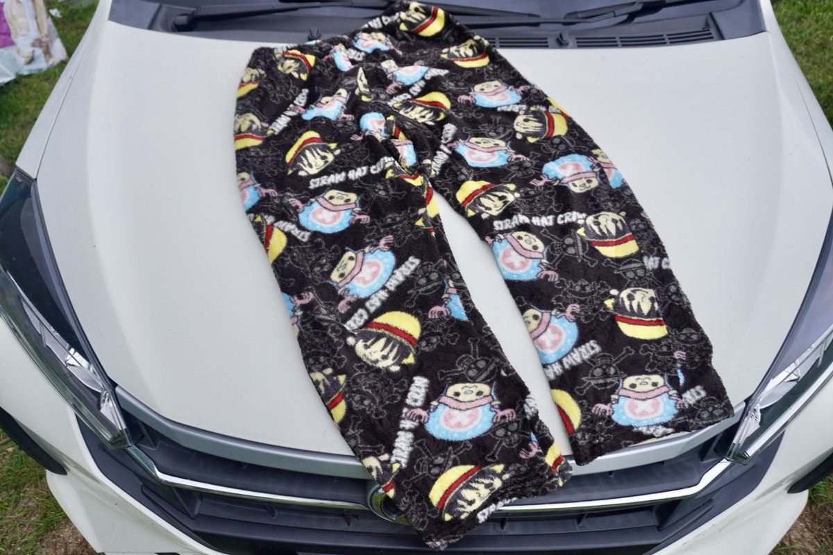 Cartoon Network × Japanese Brand One piece straw hat crew sweatpant jogger pants Size US 36 / EU 52 - 2 Thumbnail
