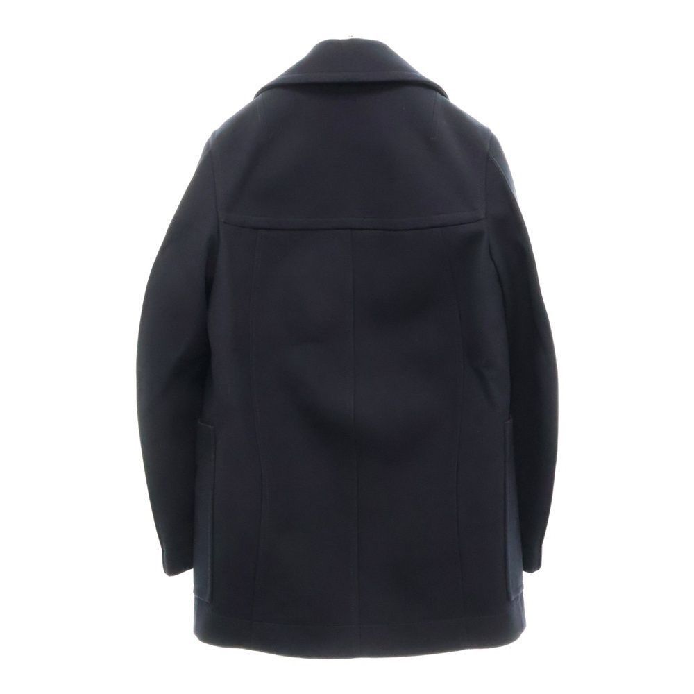Bottega Veneta Navy rare oversized grain de poudre curved peacoat Size US S / EU 44-46 / 1 - 6 Thumbnail