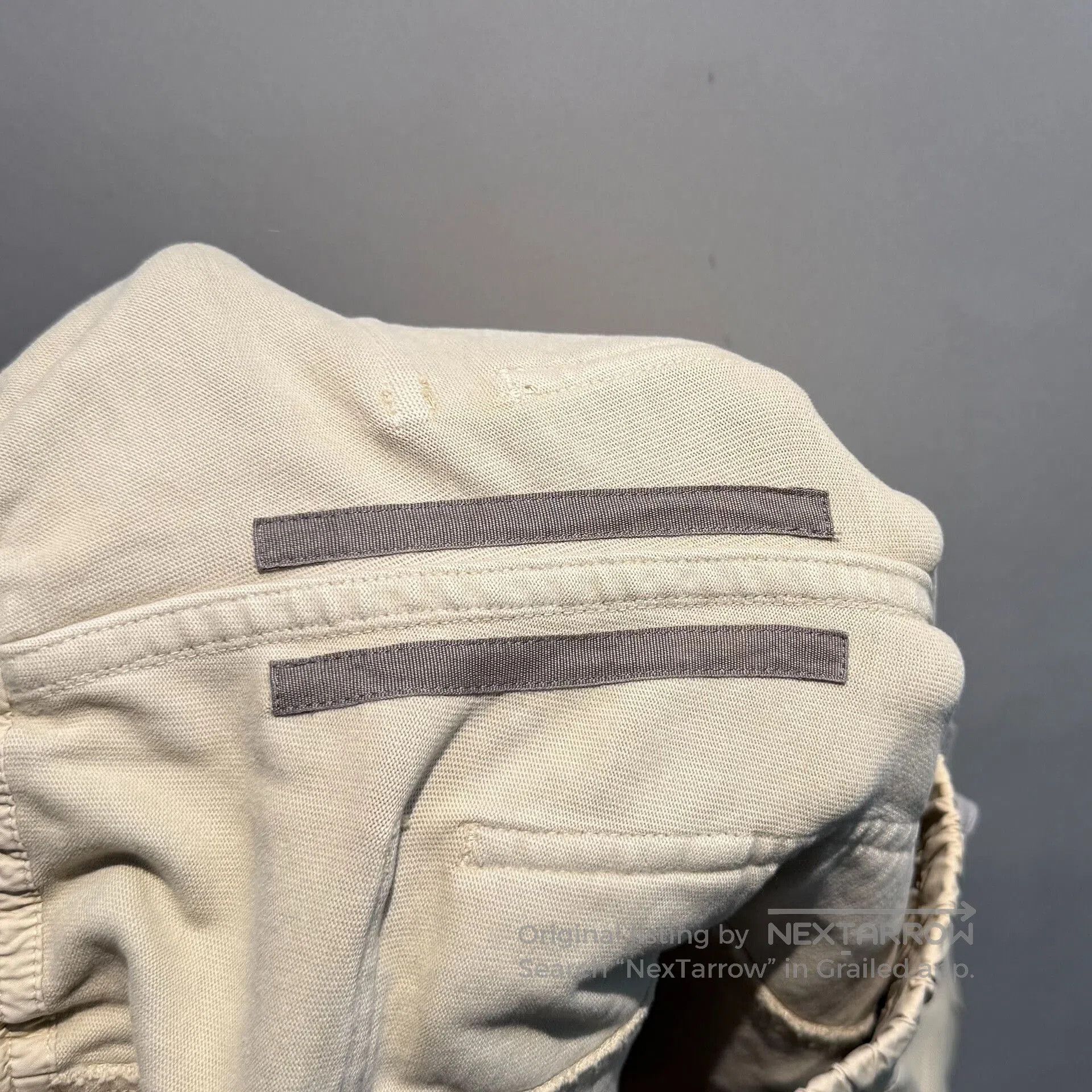Rick Owens Drkshdw rick owens drkshdw beige drawstring long pants. Size US 42 / EU 58 - 5 Thumbnail