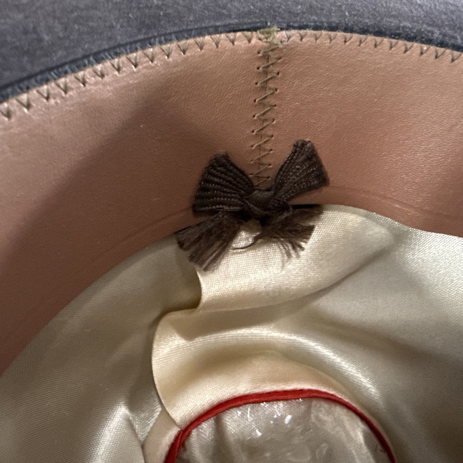Other Christys London Fedora Felt Hat size 7 1/8 Color Grey Hand M Size ONE SIZE - 10 Thumbnail