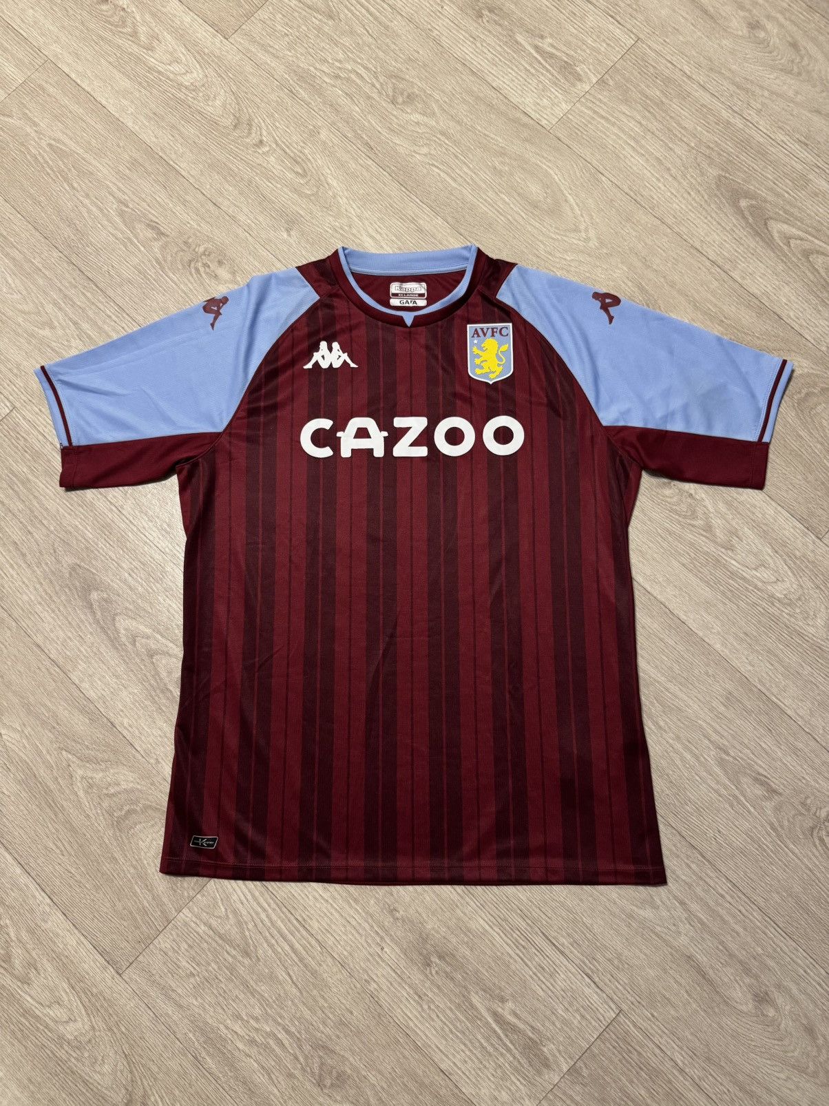 Kappa 🔷Kappa Aston Villa 2021/22 Soccer jersey🔷 Size US XXL / EU 58 / 5 - 1 Thumbnail