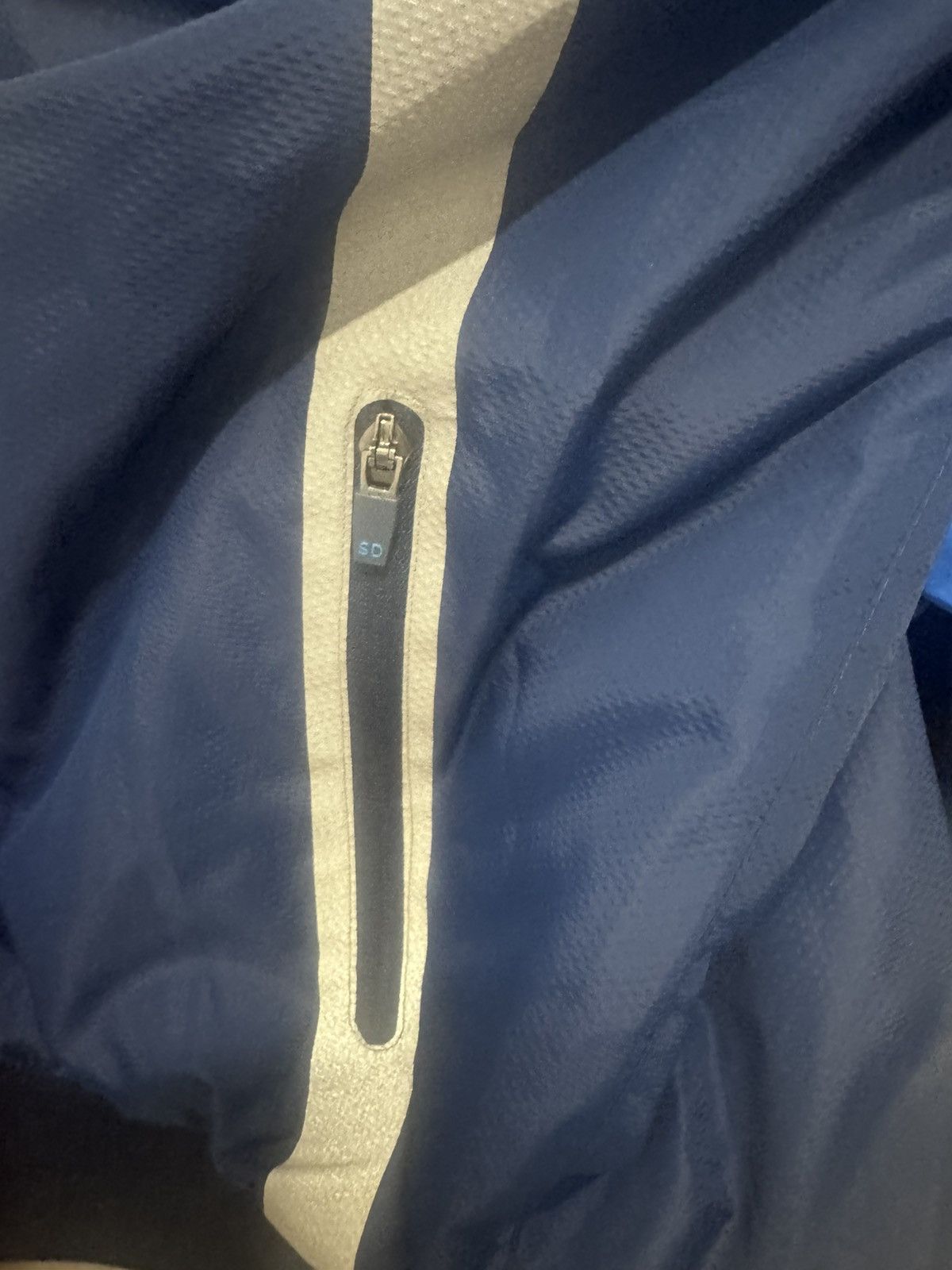 Superdry Superdry Sports Athletic Bomber Jacket-Royal Blue - Size L Size US L / EU 52-54 / 3 - 6 Thumbnail