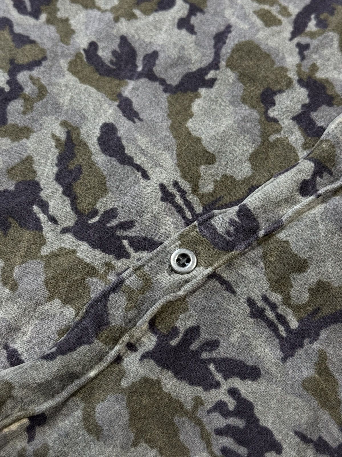 Japanese Brand Allsaints Mens Flannel Camo Vtg Shirt IF6WAS9 Travis style Size US M / EU 48-50 / 2 - 5 Thumbnail