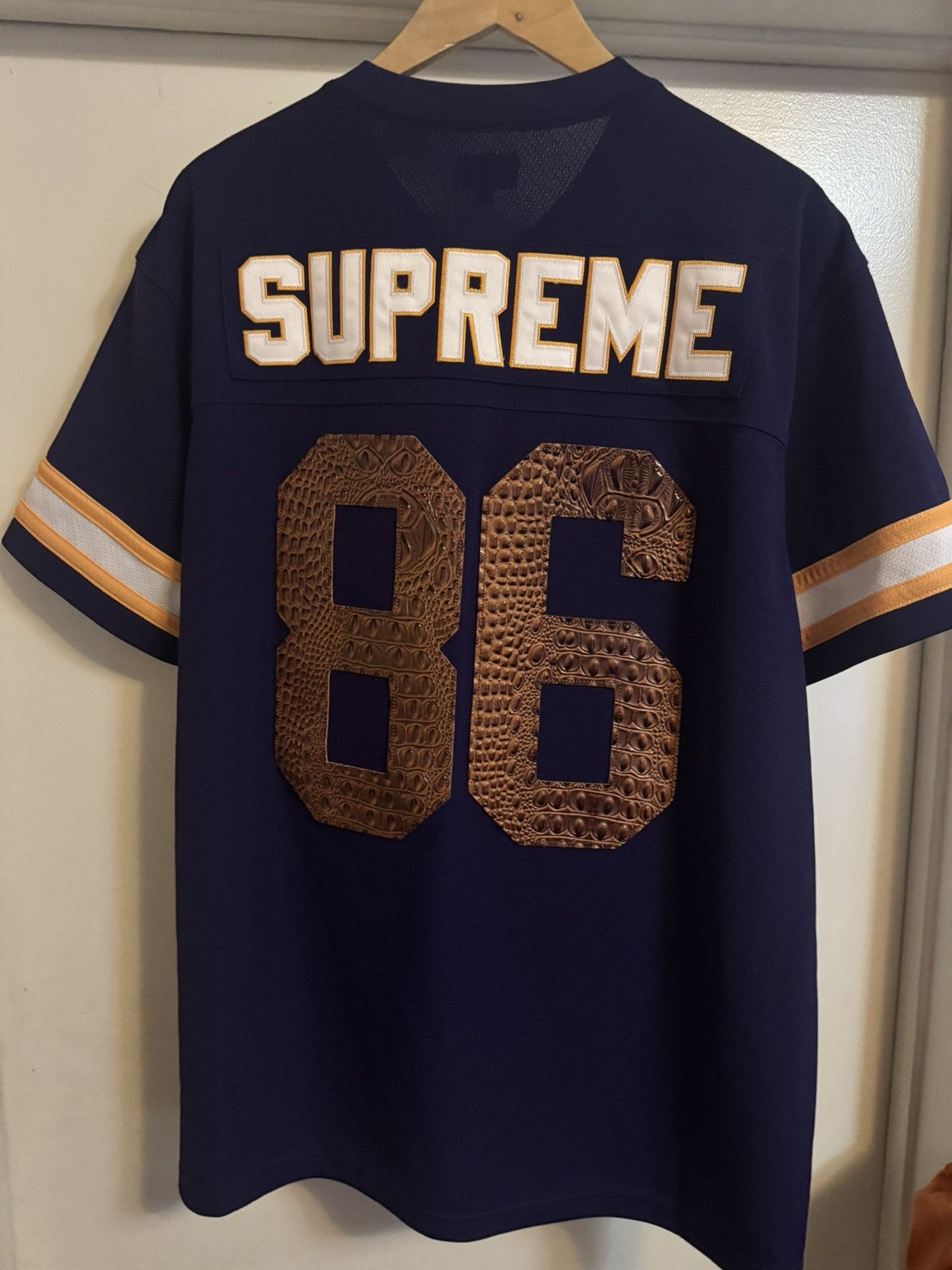 Supreme Faux Croc Football Jersey
