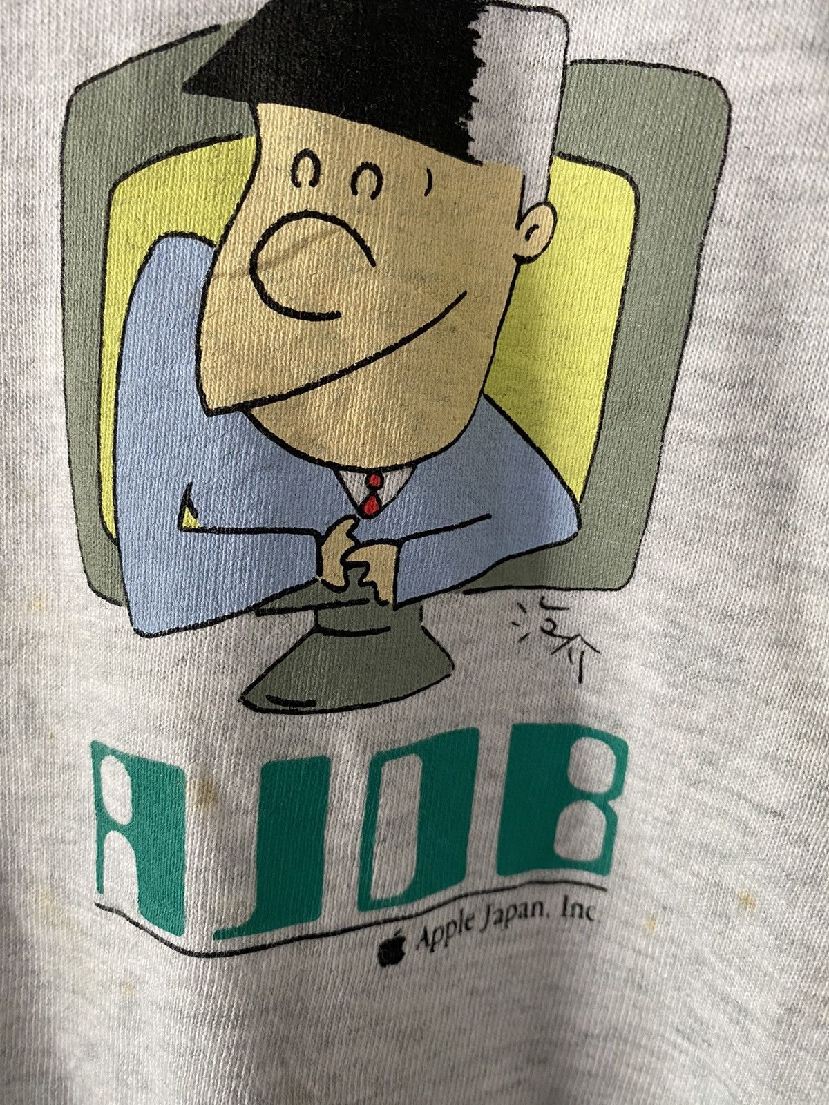 Apple × Fruit Of The Loom × Vintage Vintage Apple Japan Tee Size US M / EU 48-50 / 2 - 3 Thumbnail