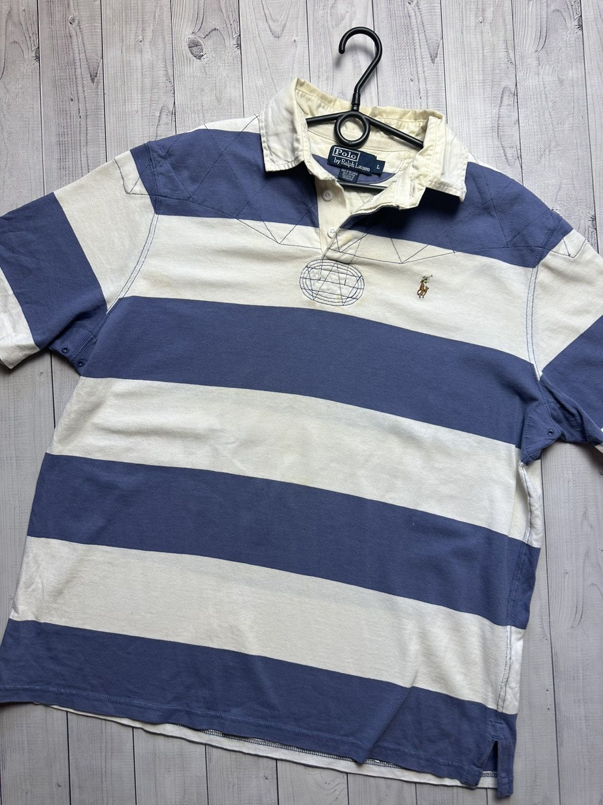 Polo Ralph Lauren × Vintage Vintage polo Ralph Lauren size L striped Size US L / EU 52-54 / 3 - 2 Thumbnail