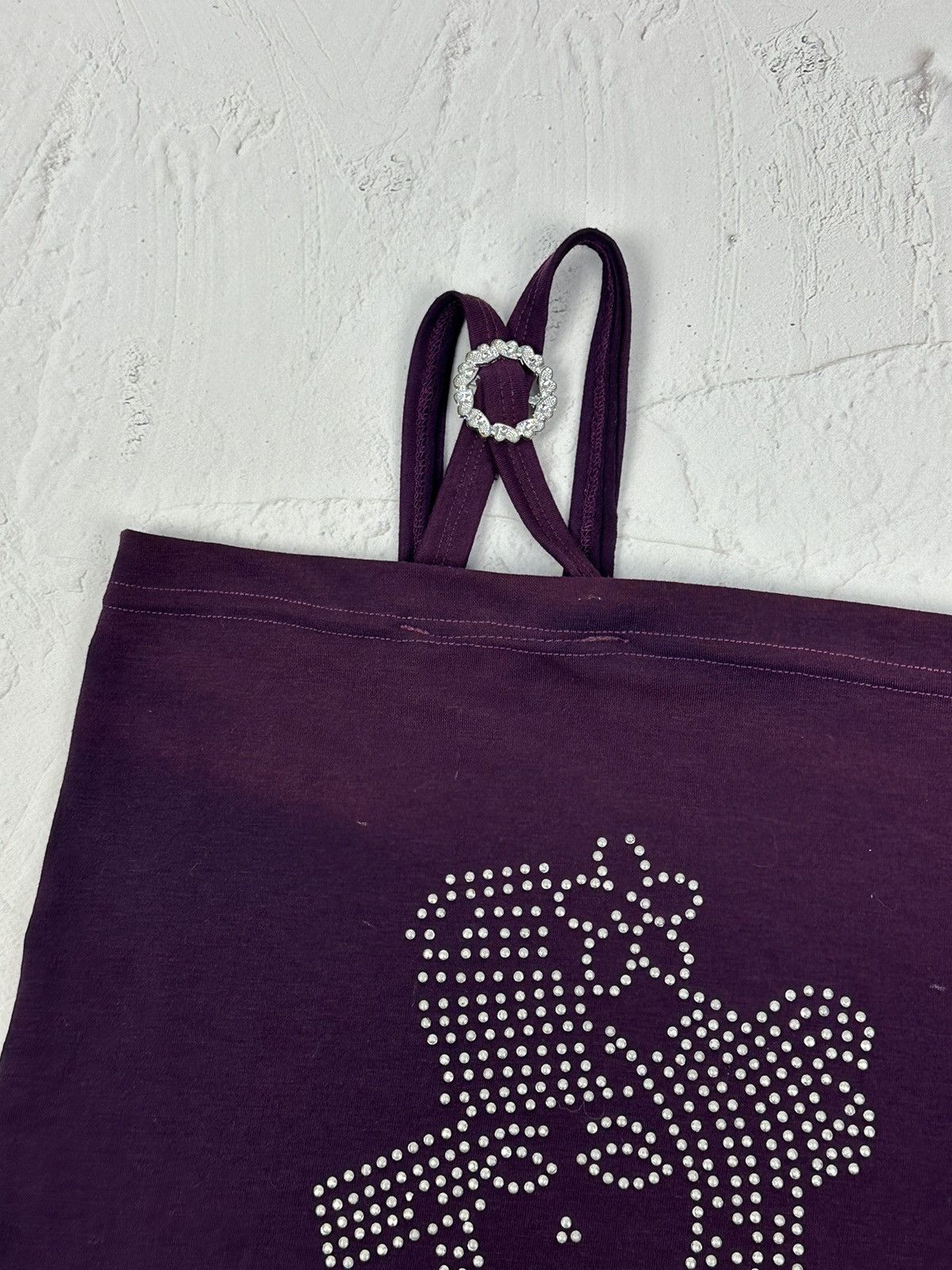 If Six Was Nine Vintage Purple Straps Top Size M / US 6-8 / IT 42-44 - 3 Thumbnail