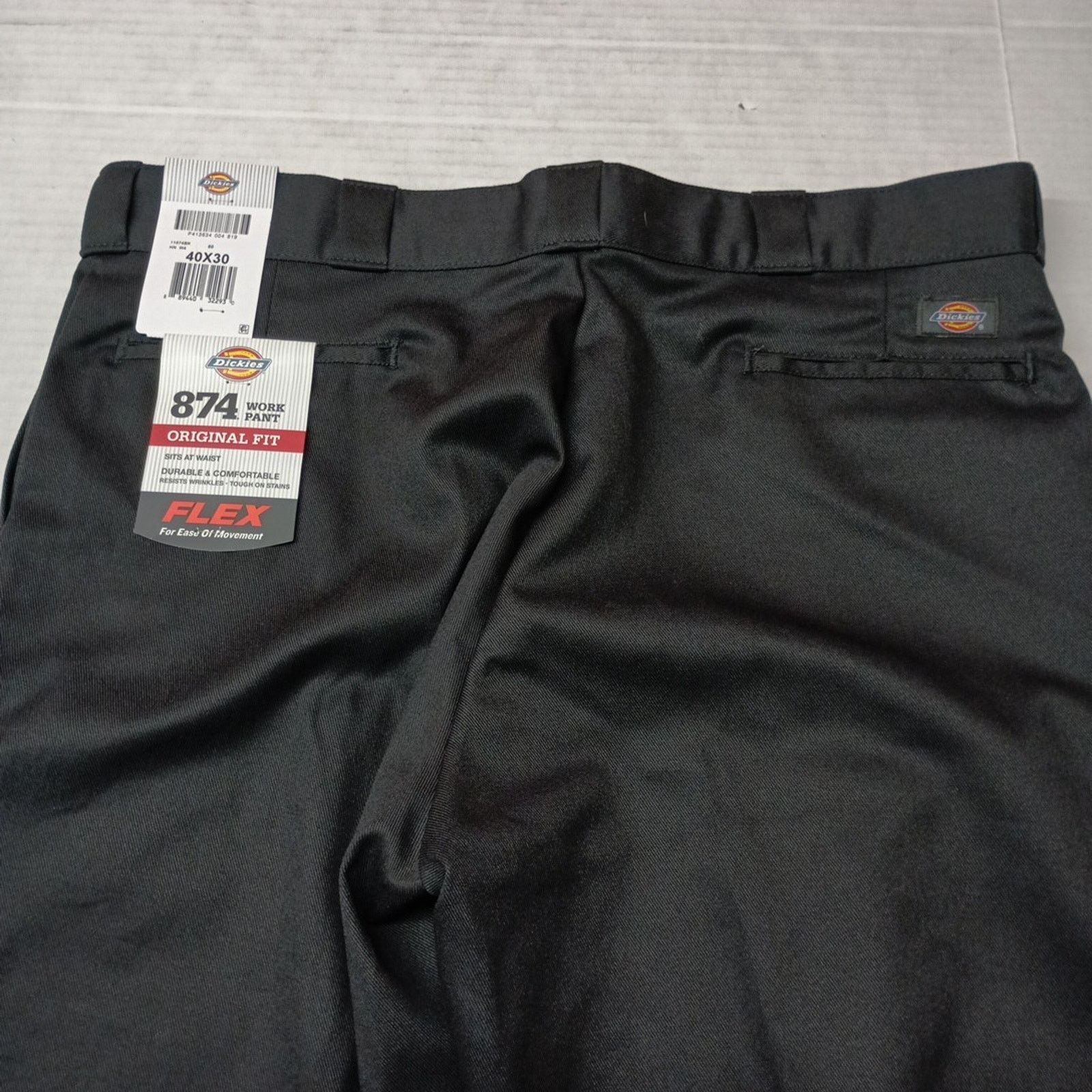 Dickies Dickies 874 Work Pants Men 40x30 Black Flex Resists Wrinkles Size US 40 / EU 56 - 7 Thumbnail