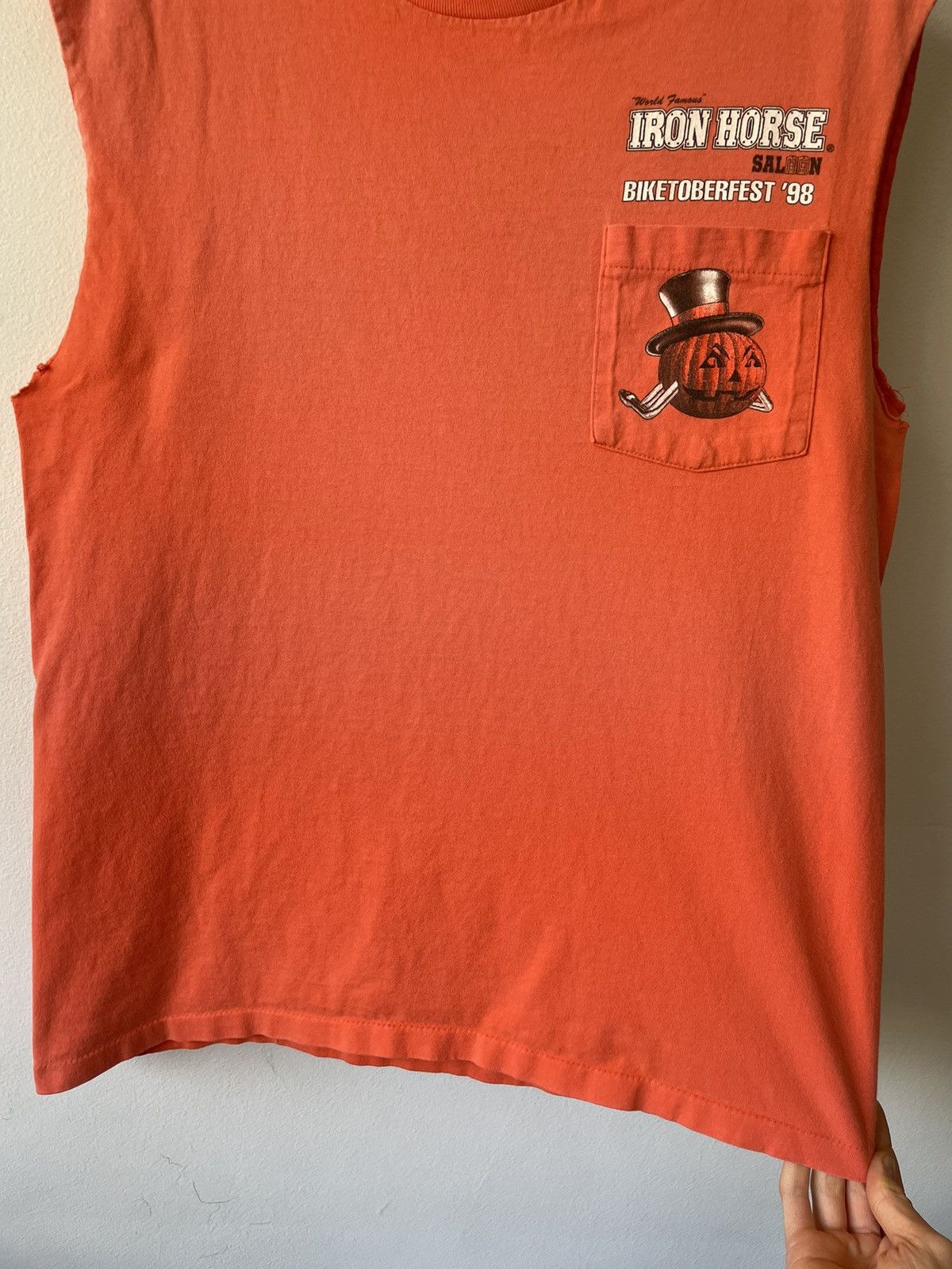 Vintage Vintage Sleeveless Iron Horse Saloon Biketoberfest tee Size US M / EU 48-50 / 2 - 11 Thumbnail