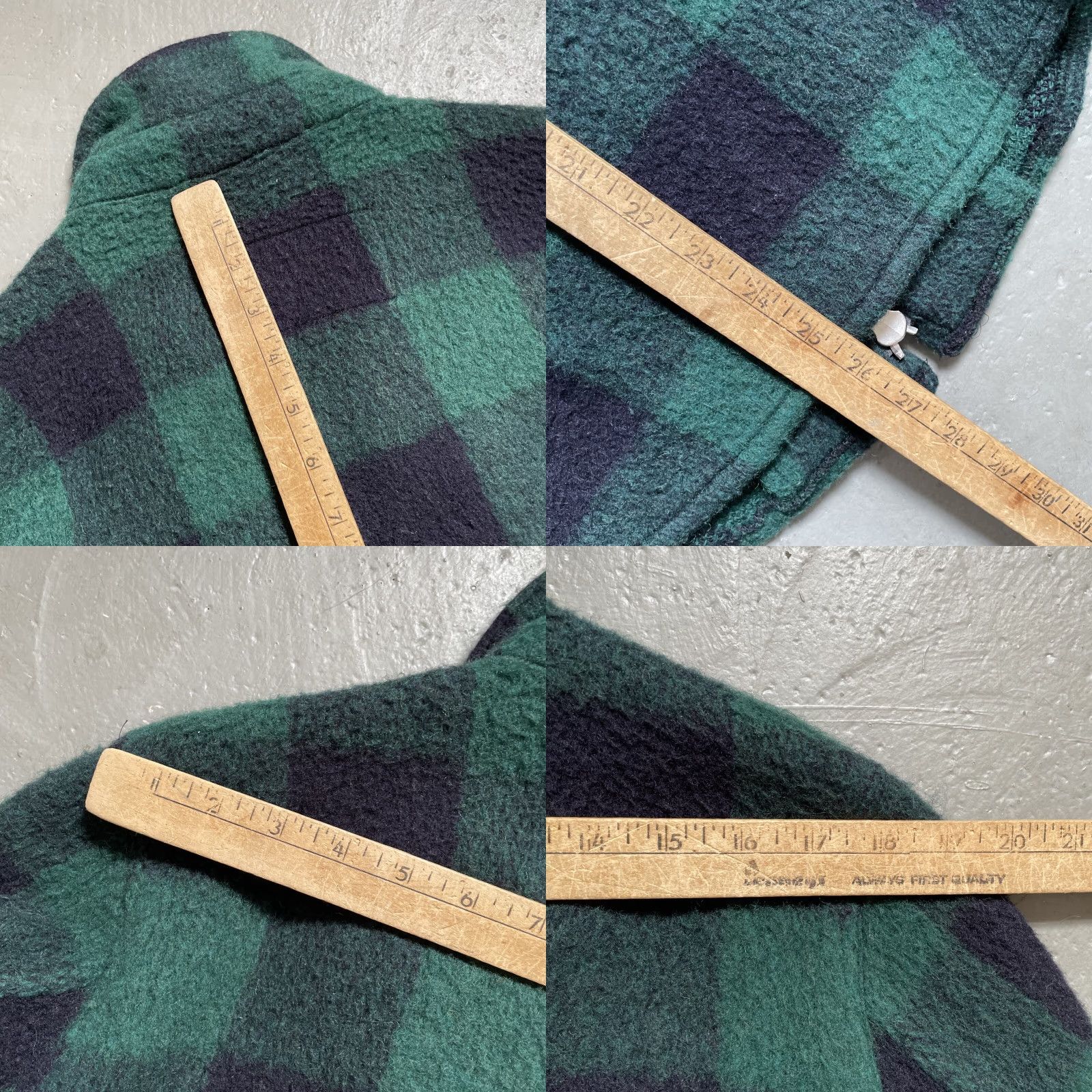 Schott Schott Jacket Western Rancher Buffalo Check Wool Blend Made Japan 38 M63110 Bomber Mens Size US XXS / EU 40 - 8 Thumbnail