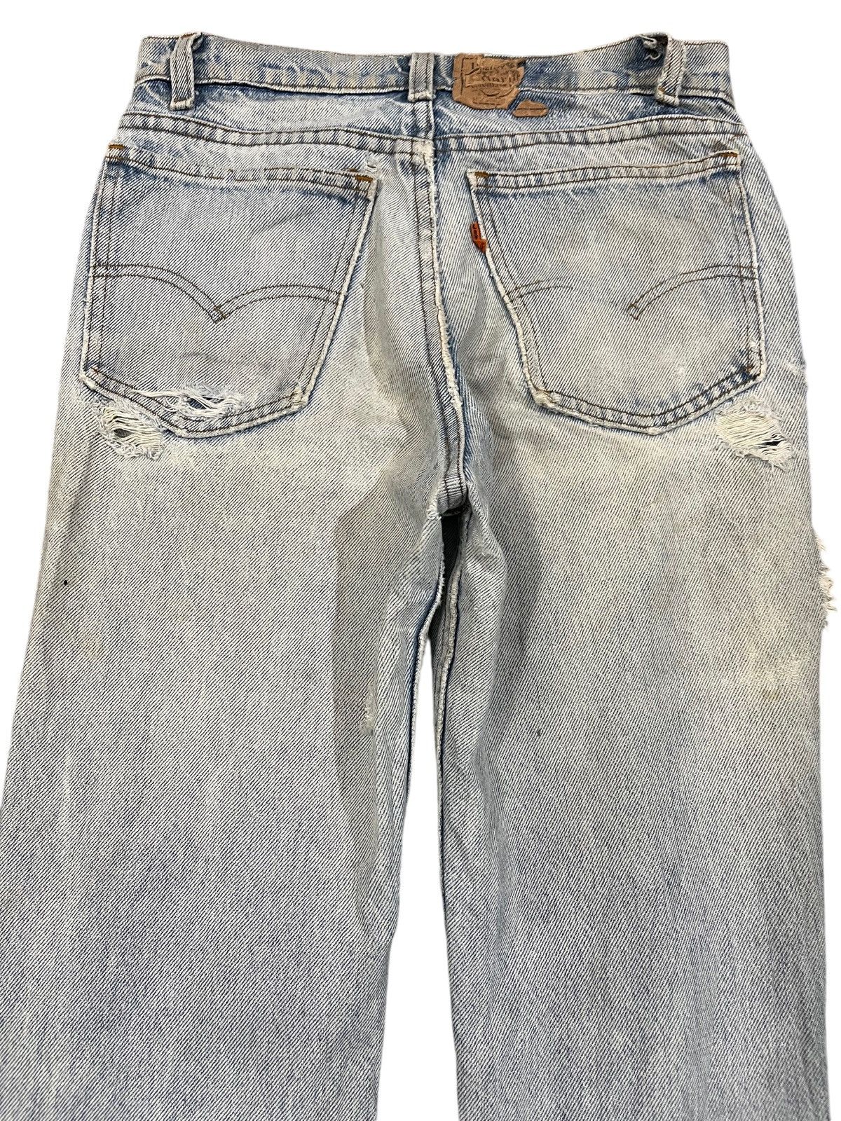LVC × Levi's × Levi's Vintage Clothing Vintage Levi’s Orange Tab Distresses Denim Size US 28 / EU 44 - 6 Thumbnail