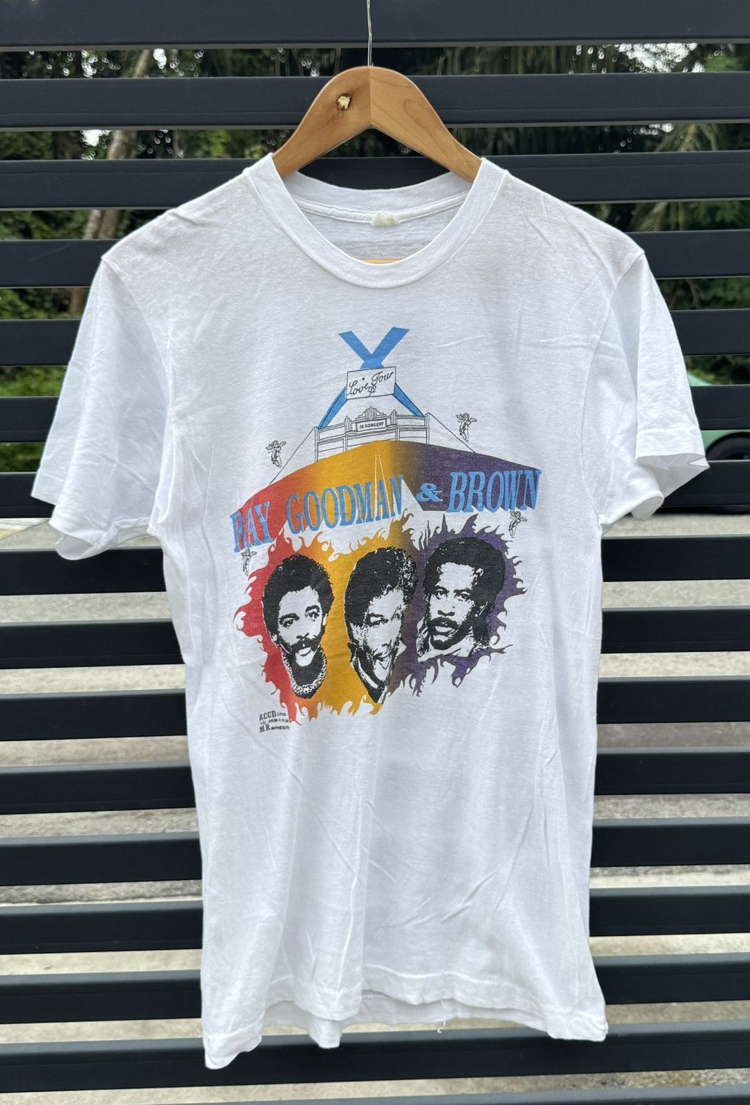 Band Tees × Vintage Vintage Ray Goodman & Brown Love Tour 92 Shirt Size US S / EU 44-46 / 1 - 1 Thumbnail