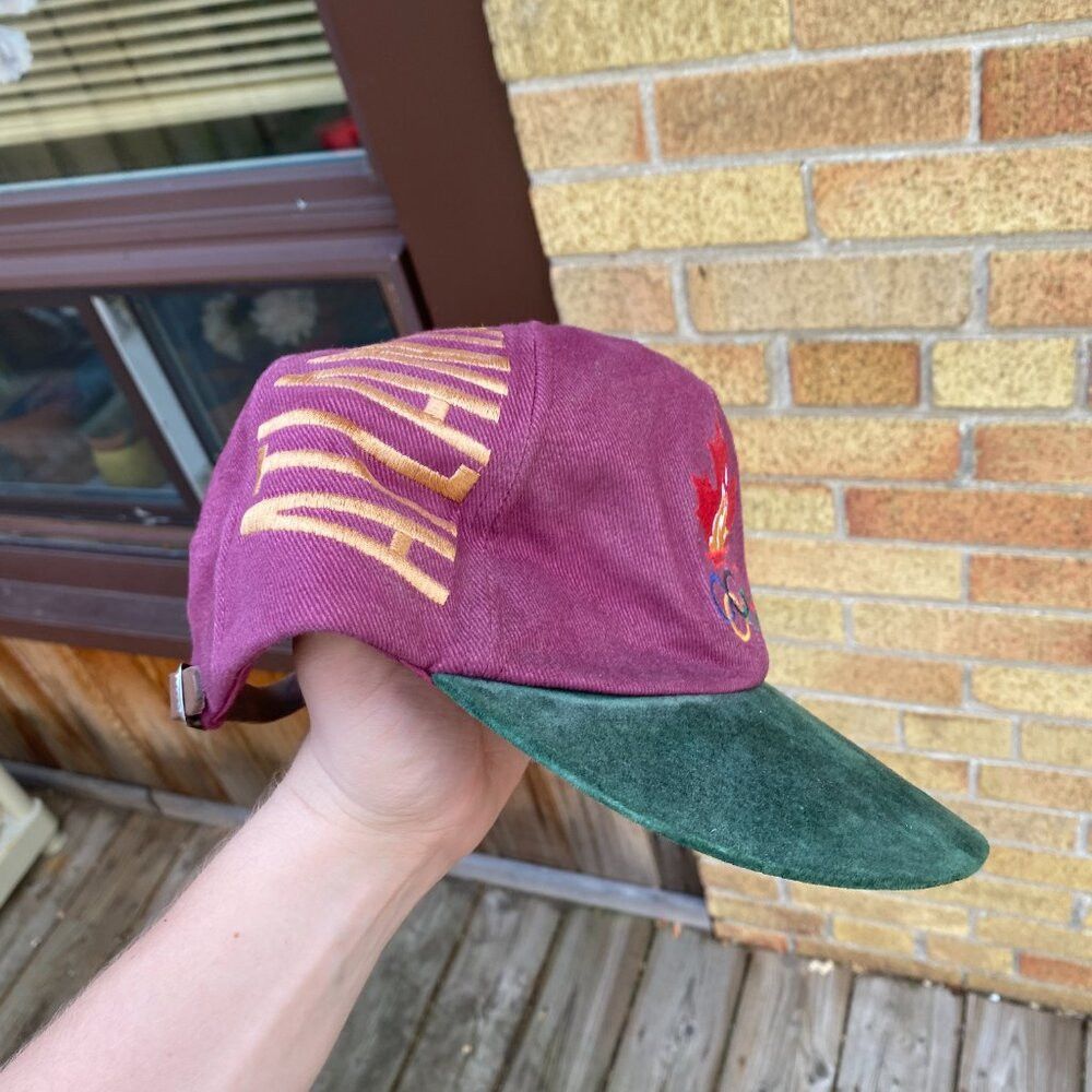 USA Olympics Vintage 1996 Atlanta Olympics Embroidered Hat Velvet Size ONE SIZE - 7 Thumbnail