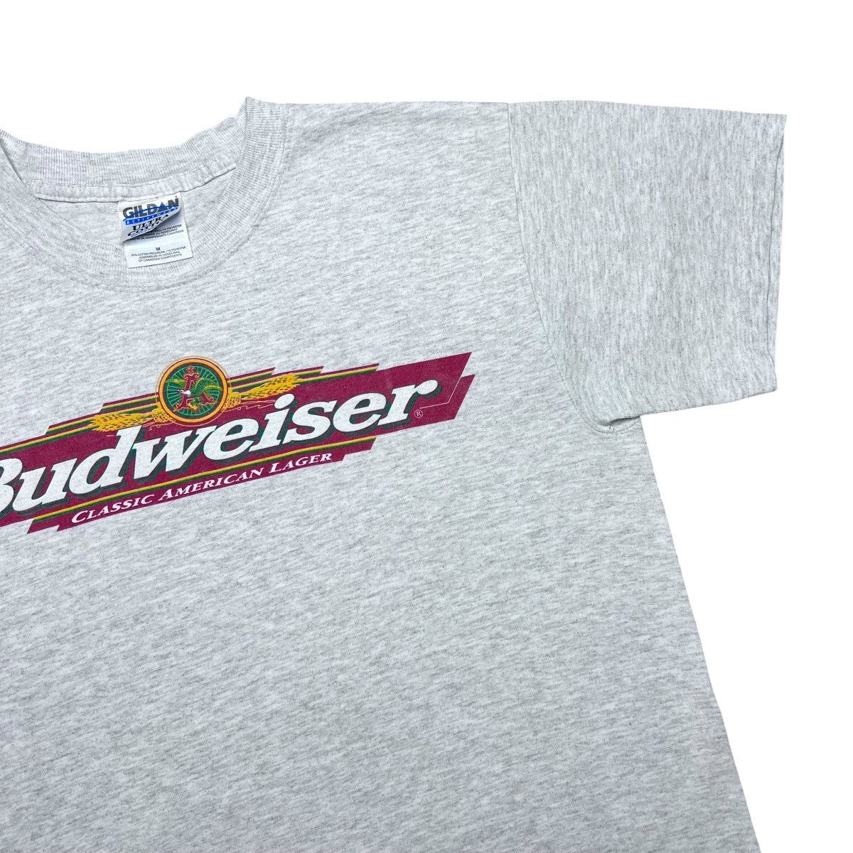 Gildan Vintage 1998 Budweiser Drinking Louie Lizard Beer Bottle Tee Size US M / EU 48-50 / 2 - 5 Thumbnail