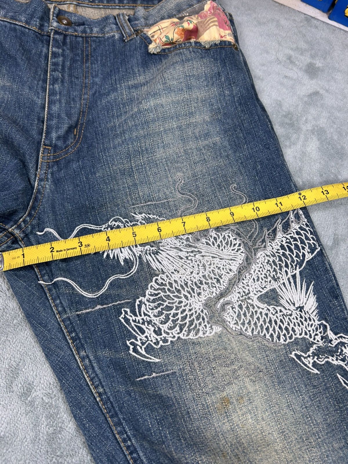 Karakuri Tamashii Karakuri Tamashi Motif dragon x tiger Jeans Size US 30 / EU 46 - 12 Thumbnail