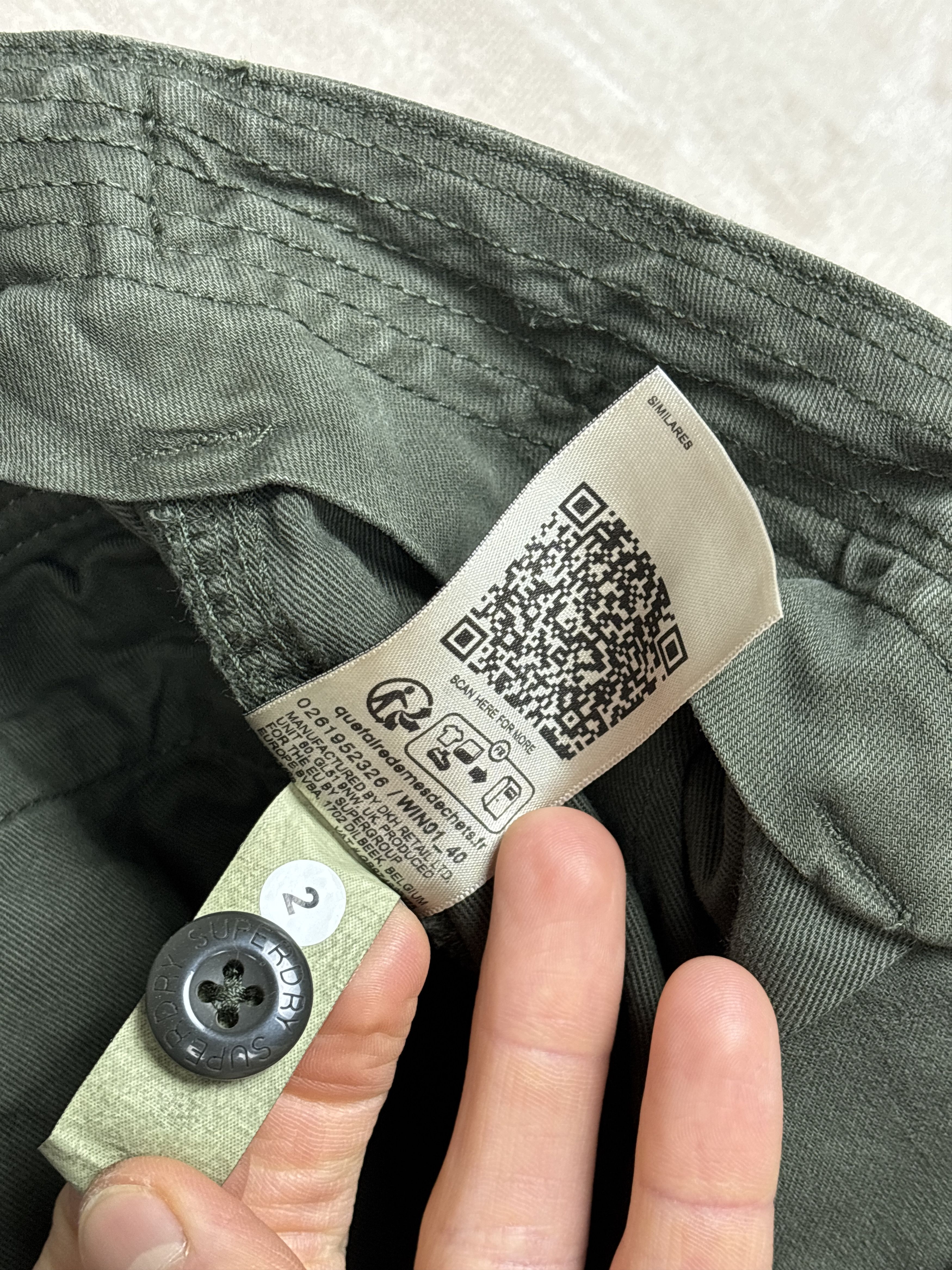 Superdry SuperDry Core Cargo Pants Men's Size W 34 L 32 Slim Fit Size US 34 / EU 50 - 17 Thumbnail