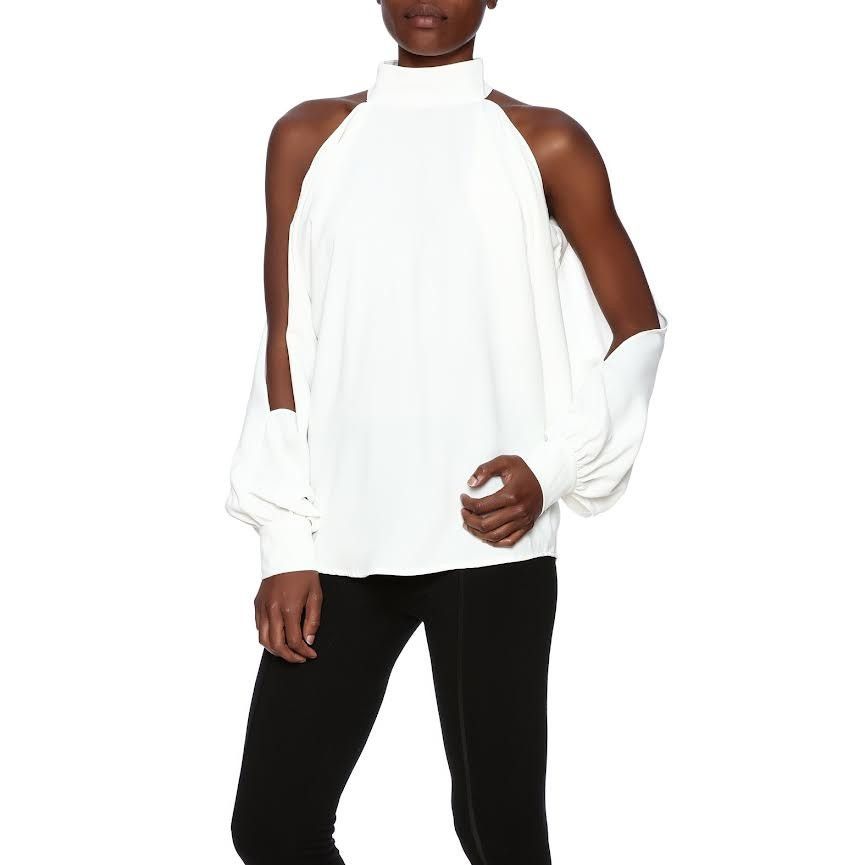 Nordstrom Do + Be | Shoulder Slit Top | Size Small Size S / US 4 / IT 40 - 2 Thumbnail