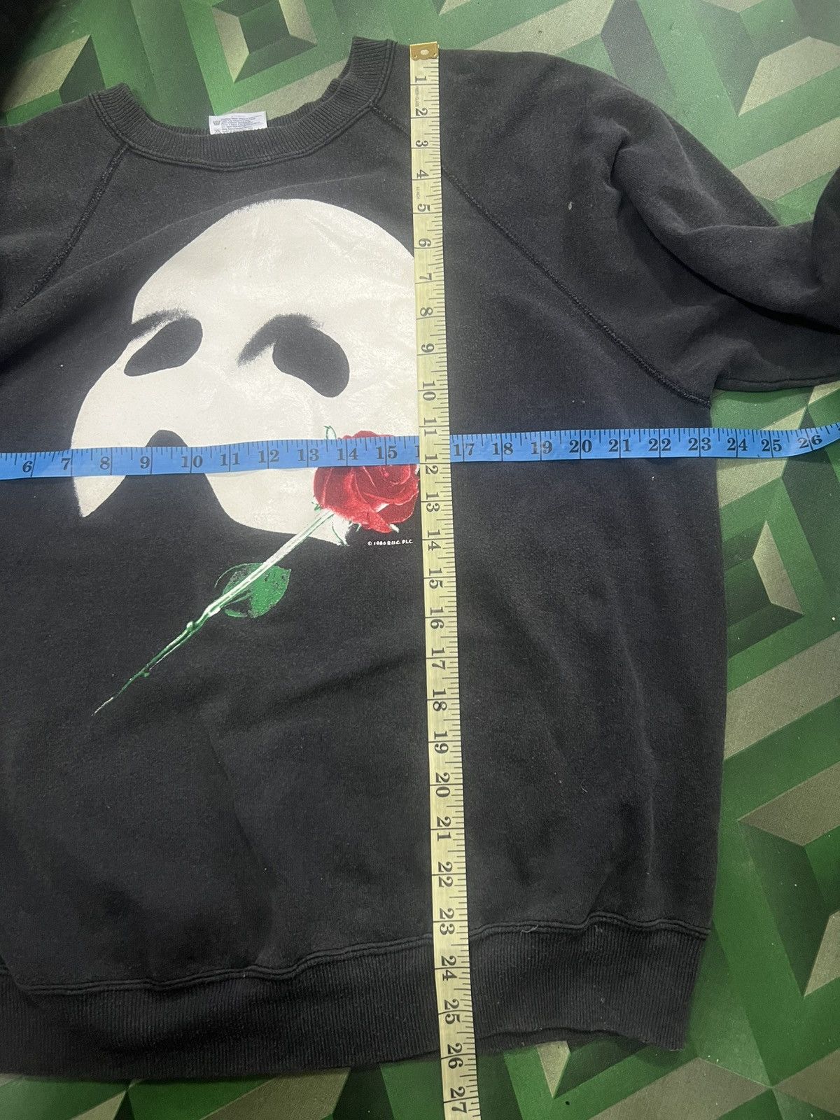 Vintage Vintage 80s the Phantom Black Swetshirr Size US XL / EU 56 / 4 - 8 Thumbnail