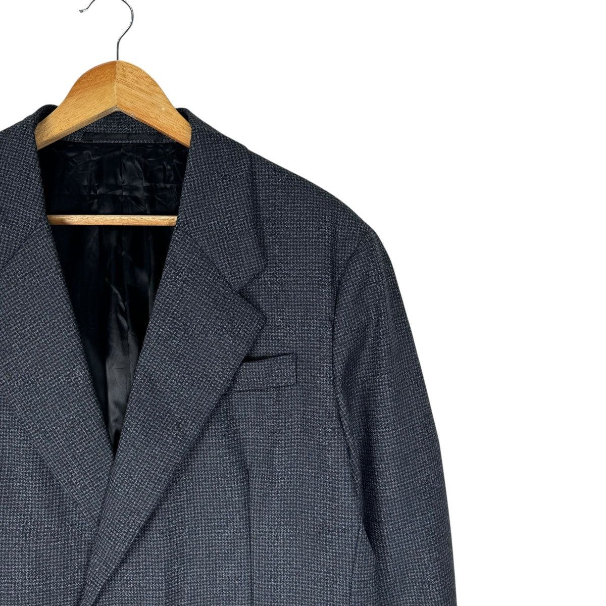 Prada 🔥PRADA HERRINGBONE WOOL LONG COAT JACKET Size US M / EU 48-50 / 2 - 4 Thumbnail