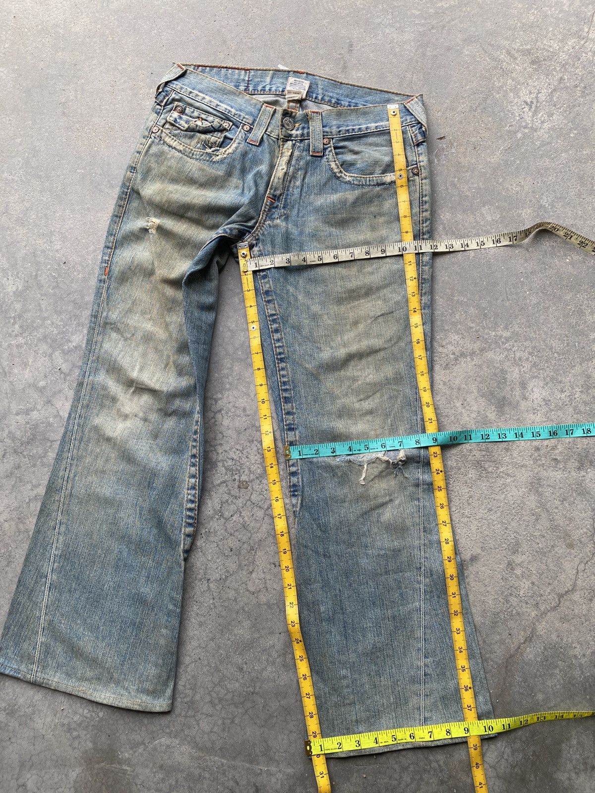 Beauty Beast × Japanese Brand × True Religion Tru religion flare denim Size US 32 / EU 48 - 9 Thumbnail
