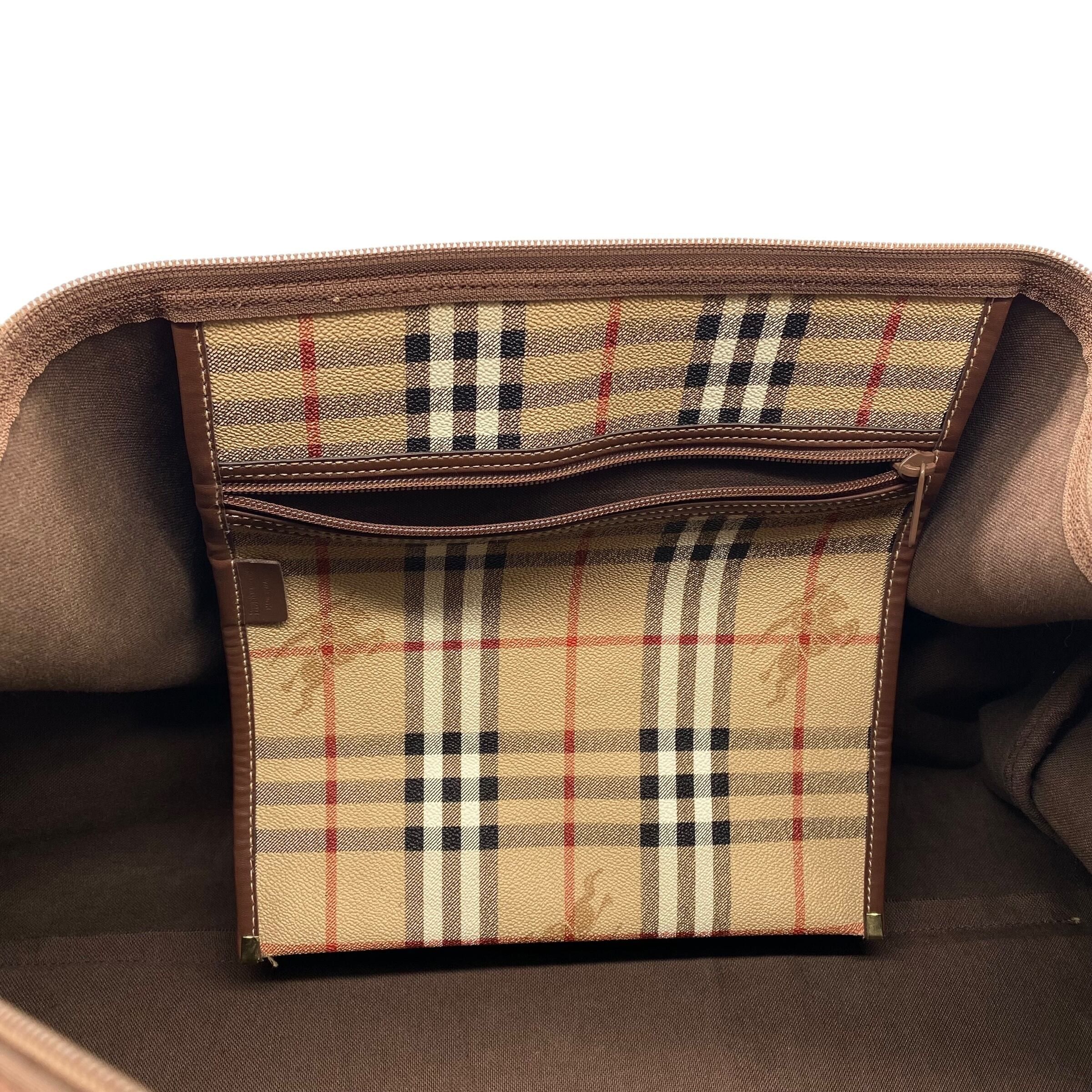 Burberry Vintage Burberrys Boston Bag Nova Check Size ONE SIZE - 8 Thumbnail
