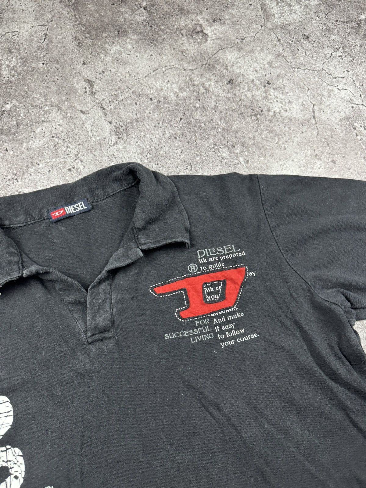 Other 💥Y2k Vintage Diesel Style Avant Garde Polo Rugby Longsleeve Size US M / EU 48-50 / 2 - 6 Thumbnail