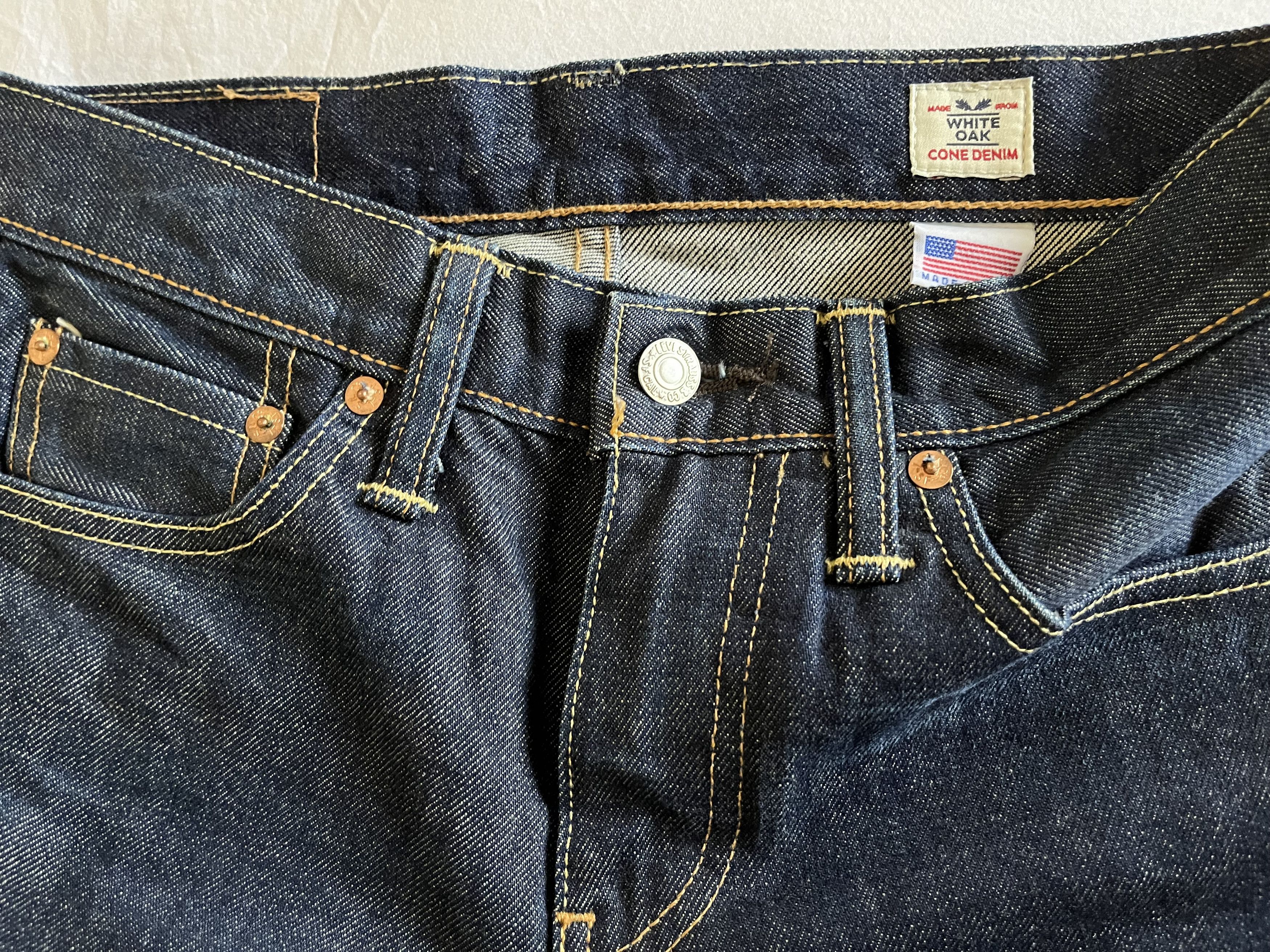 Levi's Levi's 511 White Oak Cone Denim 28 x 29 USA made Size US 27 - 5 Thumbnail