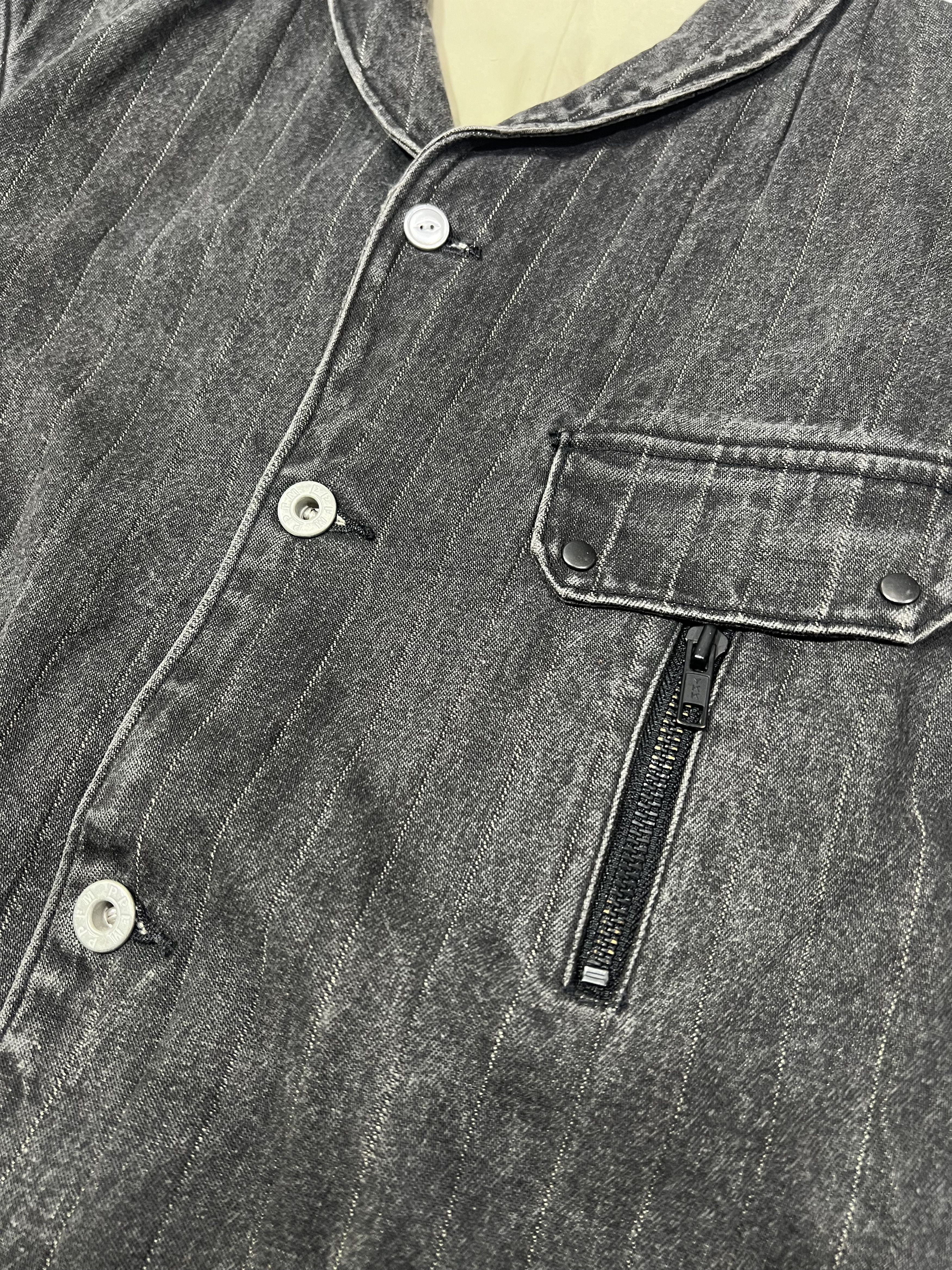 PPFM 2000s Archival PPFM Japanese Stripe Button y2k Lgb Ifsix Size US M / EU 48-50 / 2 - 2 Thumbnail