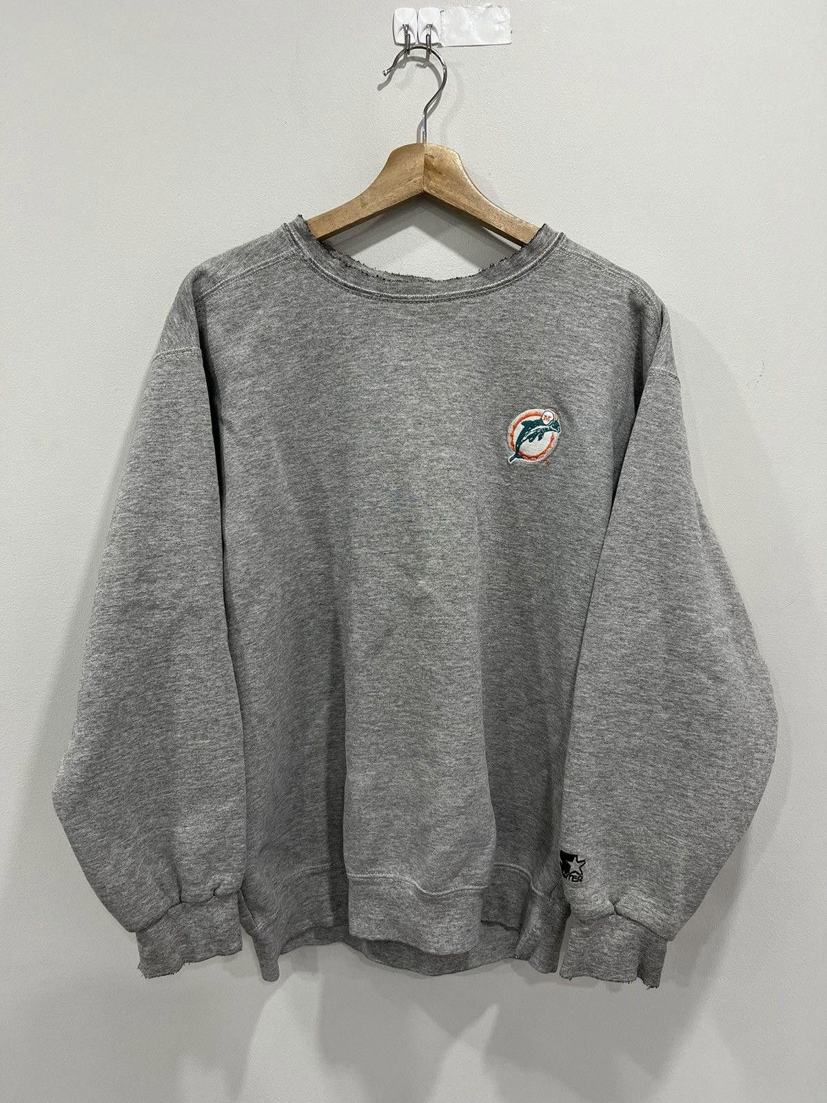 Vintage Vintage Miami Dolphins Starter Sweatshirt thrashed Size US L / EU 52-54 / 3 - 1 Thumbnail