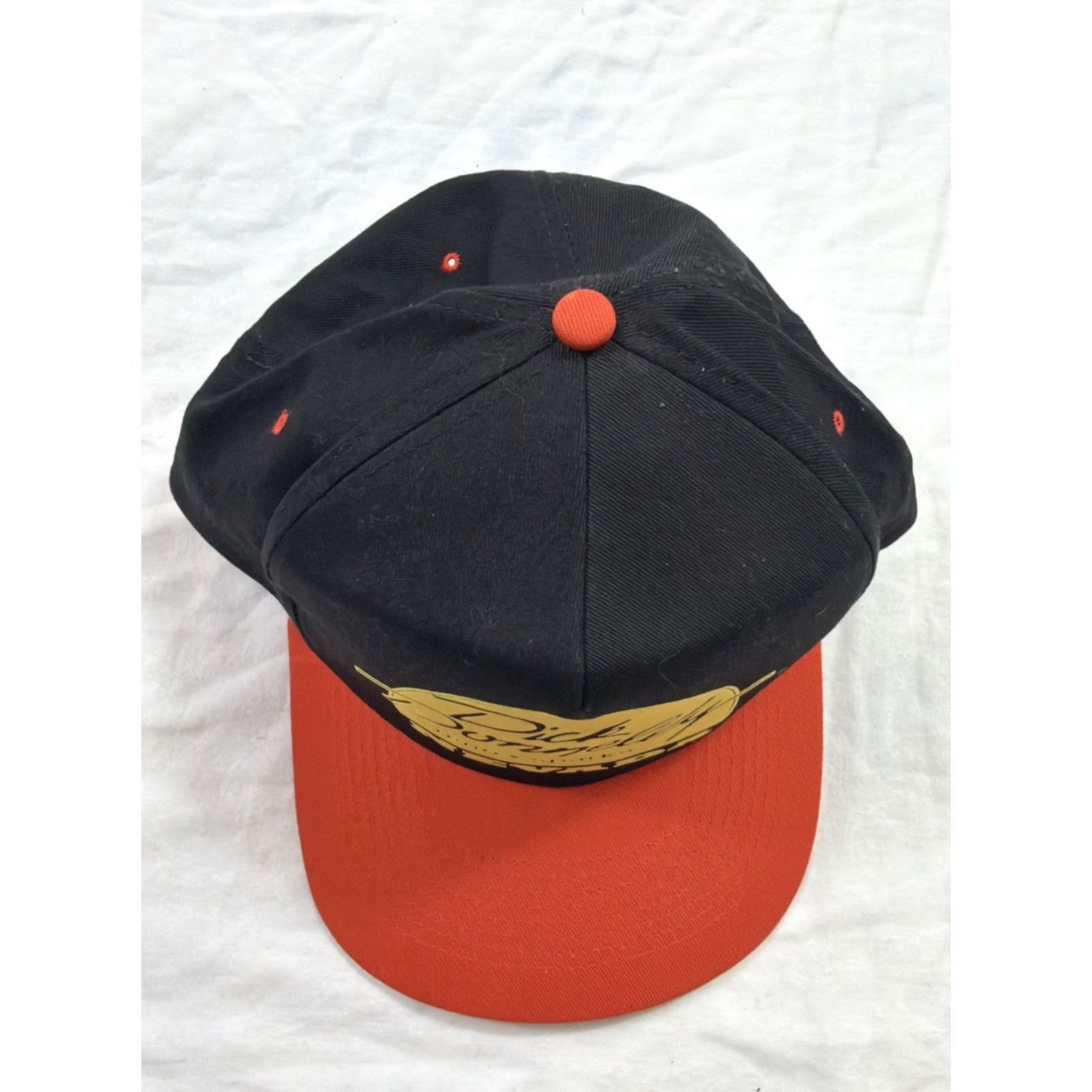 Vintage VINTAGE KC Collections Snapback Hat Mens One Size Black Orange Dick Donnelly Nevada Size ONE SIZE - 7 Thumbnail