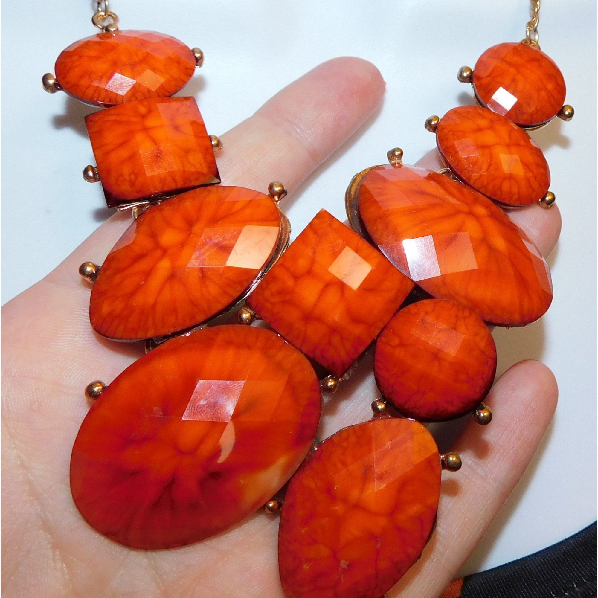 Other Acrylic Lava Statement Necklace Size ONE SIZE - 5 Thumbnail