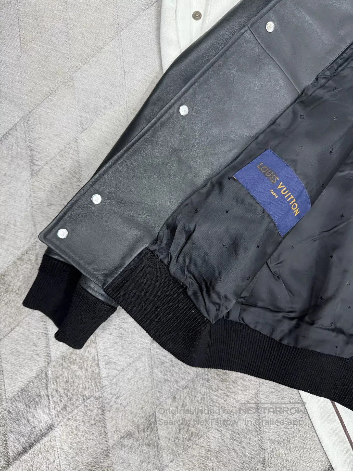 Louis Vuitton LV NBA Lambskin Baseball Leather Jacket. Size US L / EU 52-54 / 3 - 6 Thumbnail