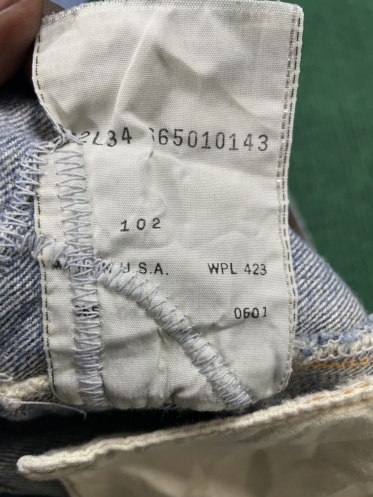 Levi's Vintage Reconstruction Levis Big E LVC Jeans Size US 30 / EU 46 - 8 Thumbnail