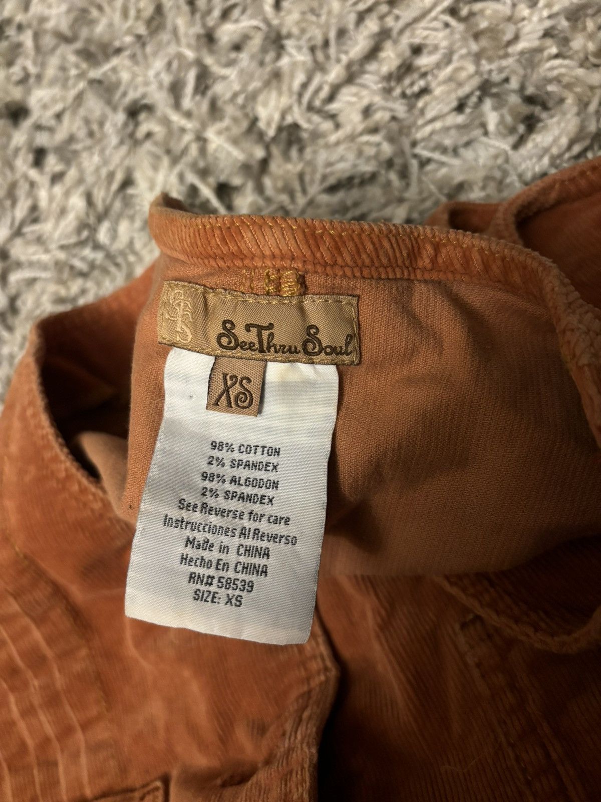 Vintage Vintage Corduroy vest Size XS / US 0-2 / IT 36-38 - 3 Thumbnail