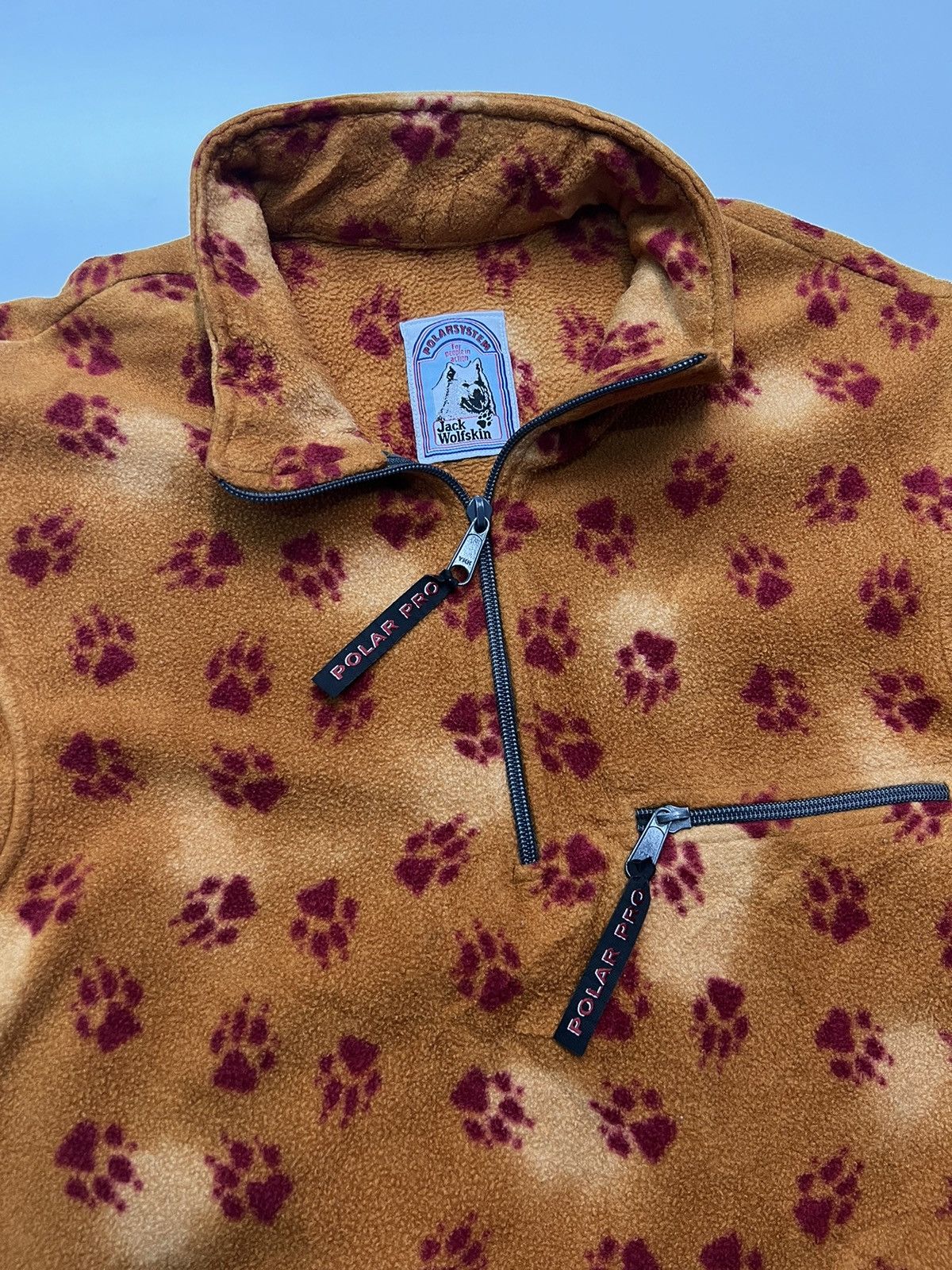 Jack Wolfskin 🔥JACK WOLFSKIN POLARSYSTEM HALF ZIPPER JACKET Size US M / EU 48-50 / 2 - 5 Thumbnail