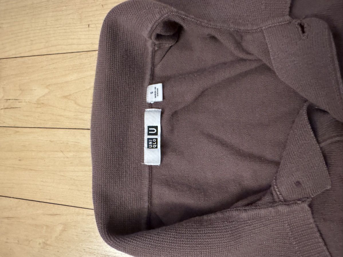 Lemaire × Uniqlo Uniqlo U Brown Knit Polo Size US S / EU 44-46 / 1 - 4 Thumbnail