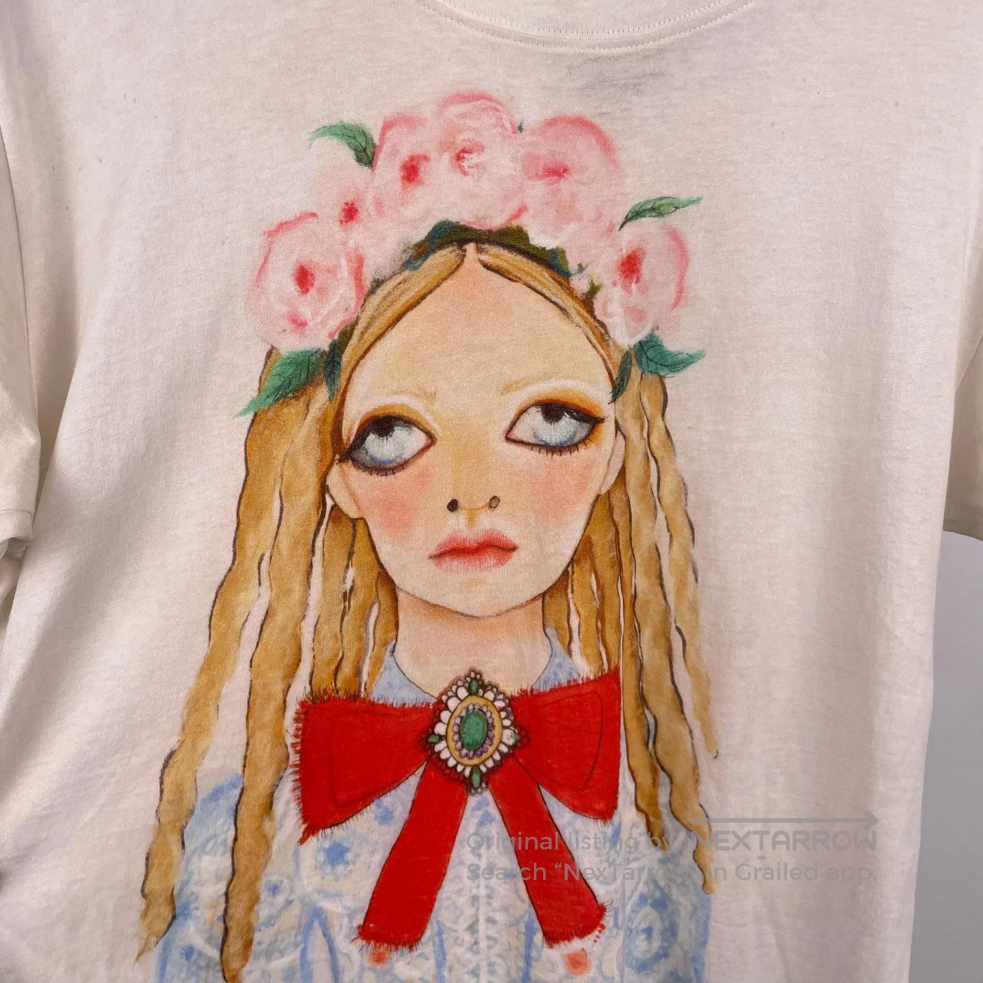 Gucci Guicci Limited edition oil painting Tee short sleeve| Size US XXS / EU 40 - 3 Thumbnail