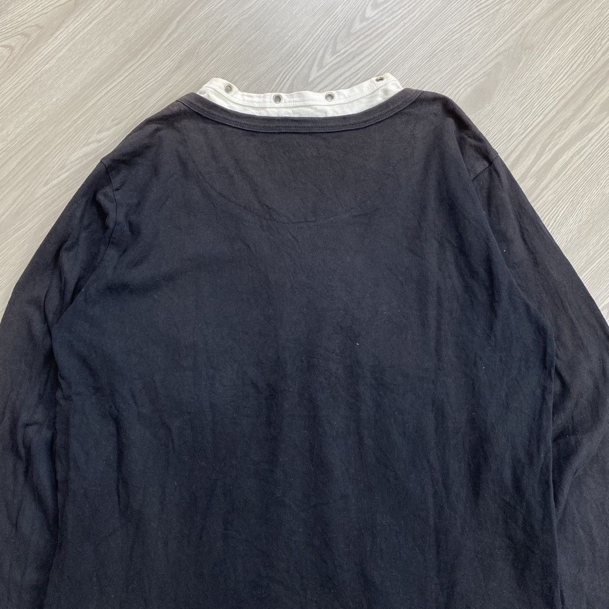 Le Grande Bleu (L.G.B.) 2000s Beamount Carr Double Layers Vkeii Lace Up Longsleeve Size US L / EU 52-54 / 3 - 19 Thumbnail