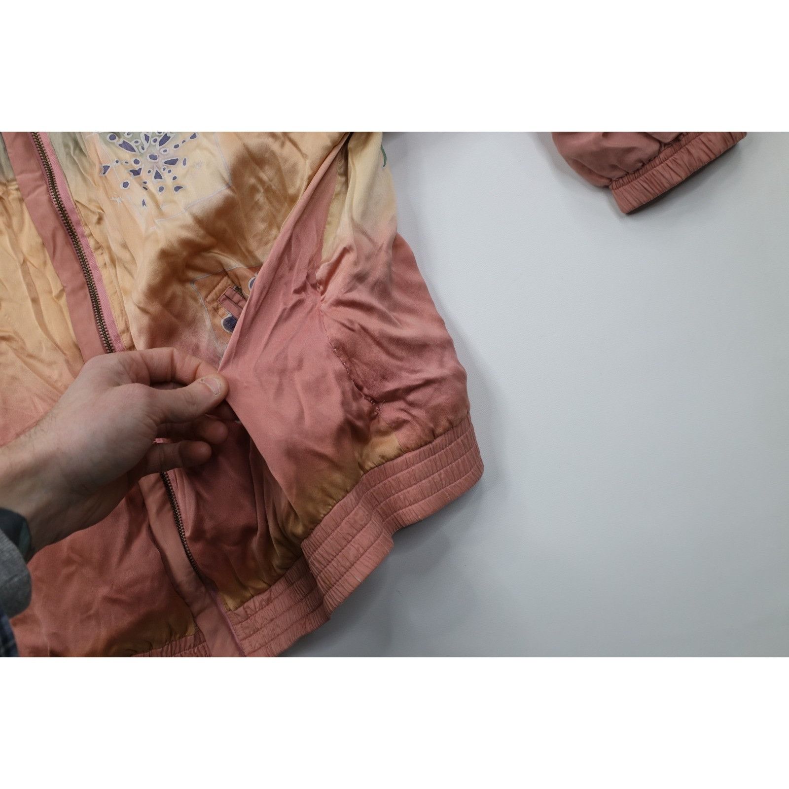 Vintage Vintage 90s Streetwear 2 Piece Silk Flower Track Suit Size L / US 10 / IT 46 - 4 Thumbnail