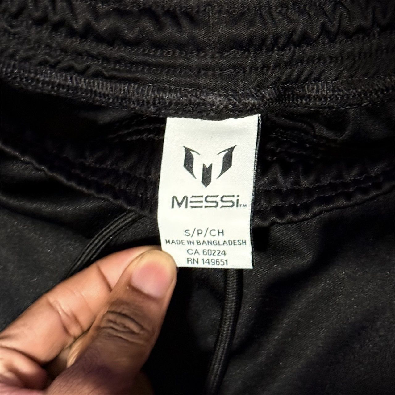 Other Black Messi Shorts Size US 29 - 2 Thumbnail