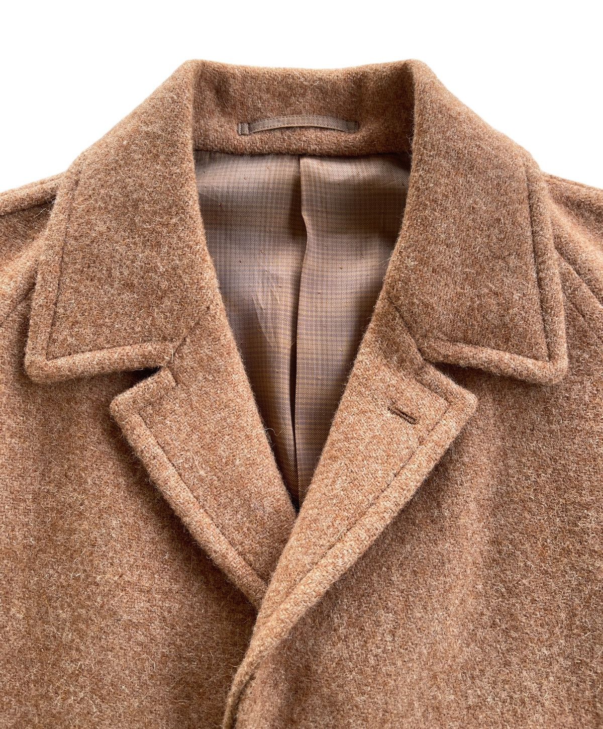 Harris Tweed 1960s Harris Tweed Scottish Wool Longcoat Size US L / EU 52-54 / 3 - 4 Thumbnail