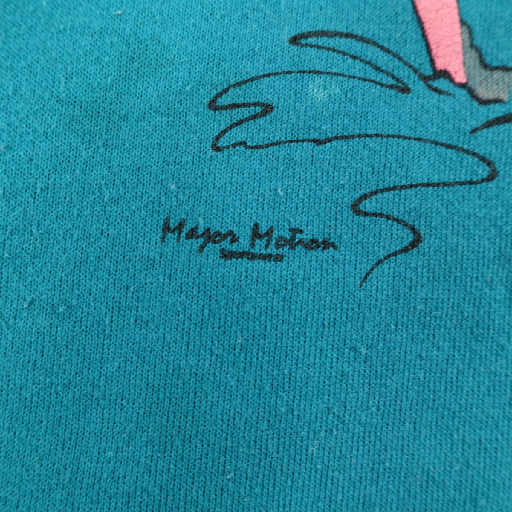 Hanes VINTAGE Hanes Ski Bunnies Sweatshirt Womens XL Crewneck Blue 90s Bunny Winter USA Graphic Print Raglan Sleeve Mens Womens Boys Girls Size XL / US 12-14 / IT 48-50 - 3 Thumbnail