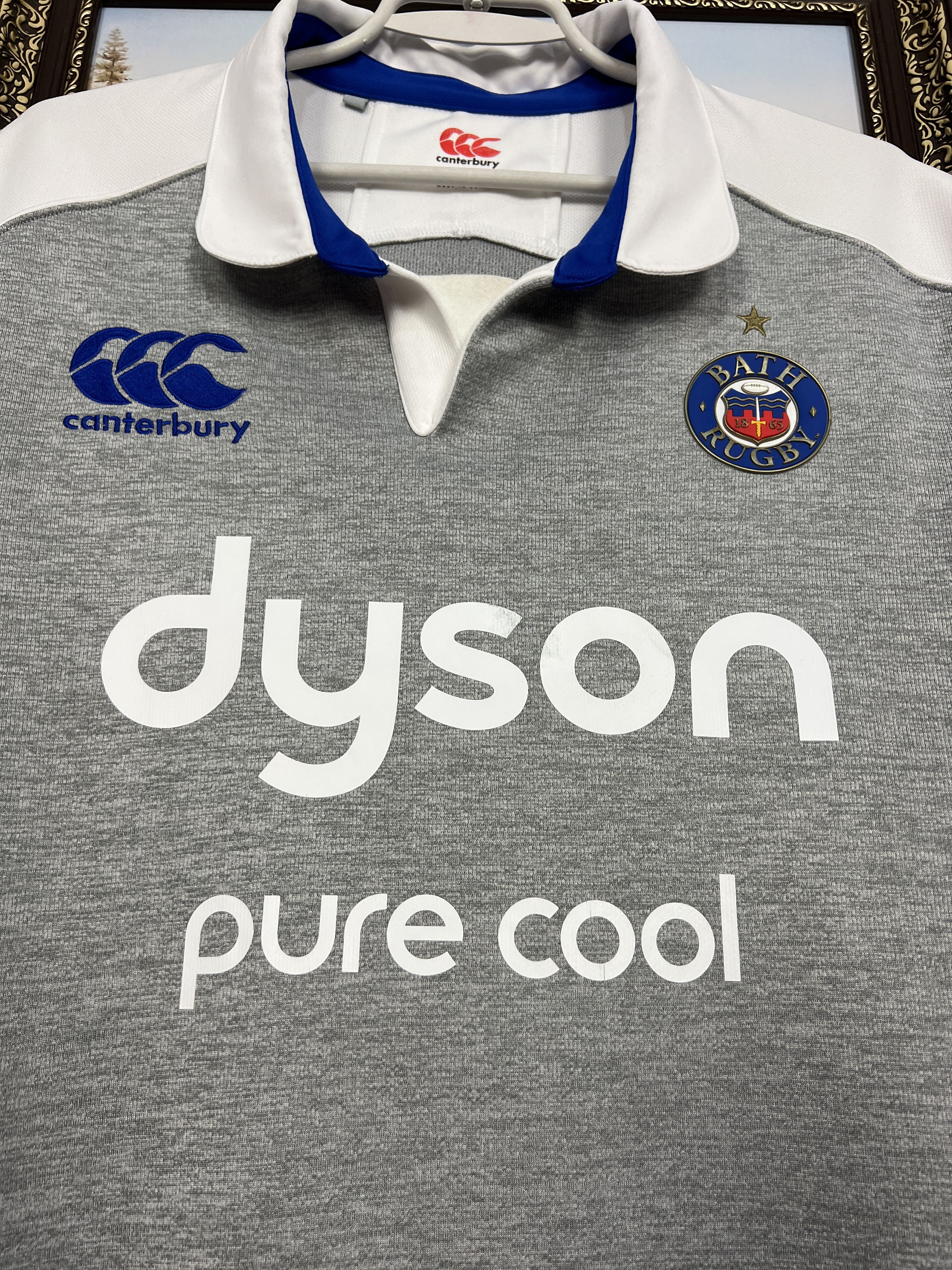 Vintage Bath Rugby Union Dyson Jersey Trikot Sport Shirt Rare Size US XL / EU 56 / 4 - 3 Thumbnail
