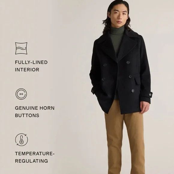 Quince Italian Wool Peacoat Size US S / EU 44-46 / 1 - 4 Thumbnail