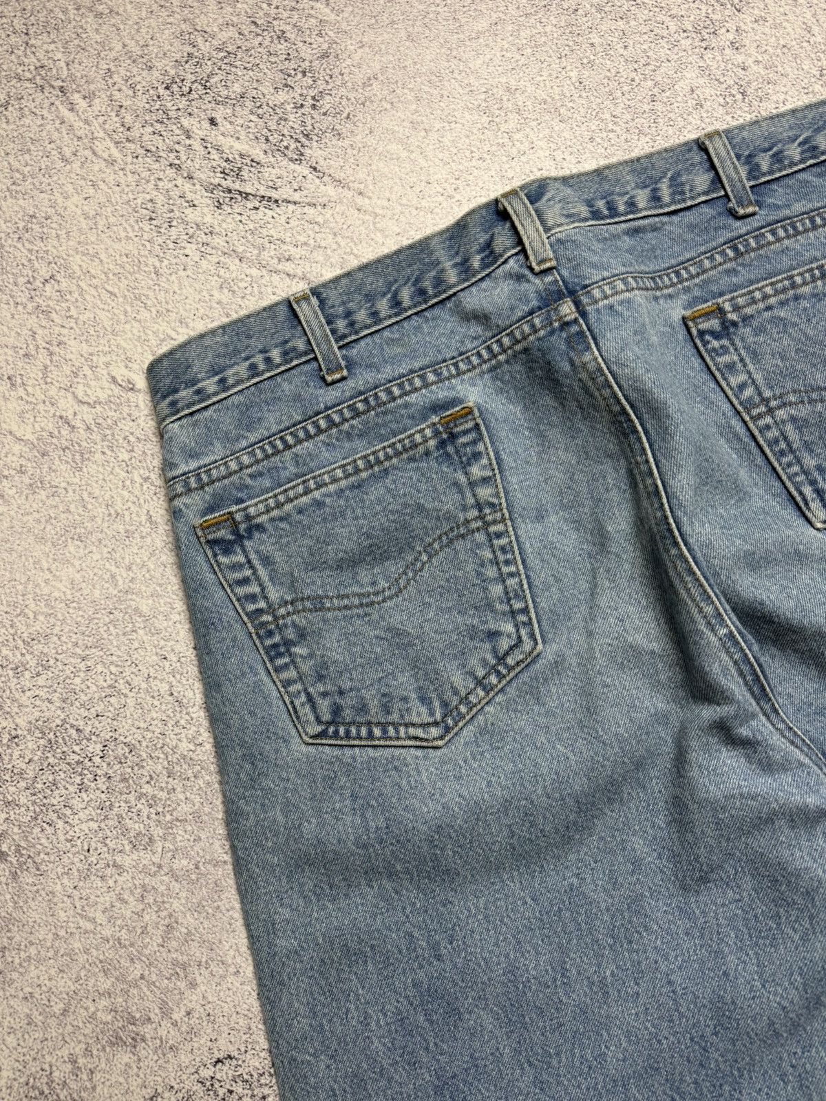 Carhartt Vintage Carhartt Jeans Work Skate Denim Pants Leather Logo Size US 38 / EU 54 - 7 Thumbnail