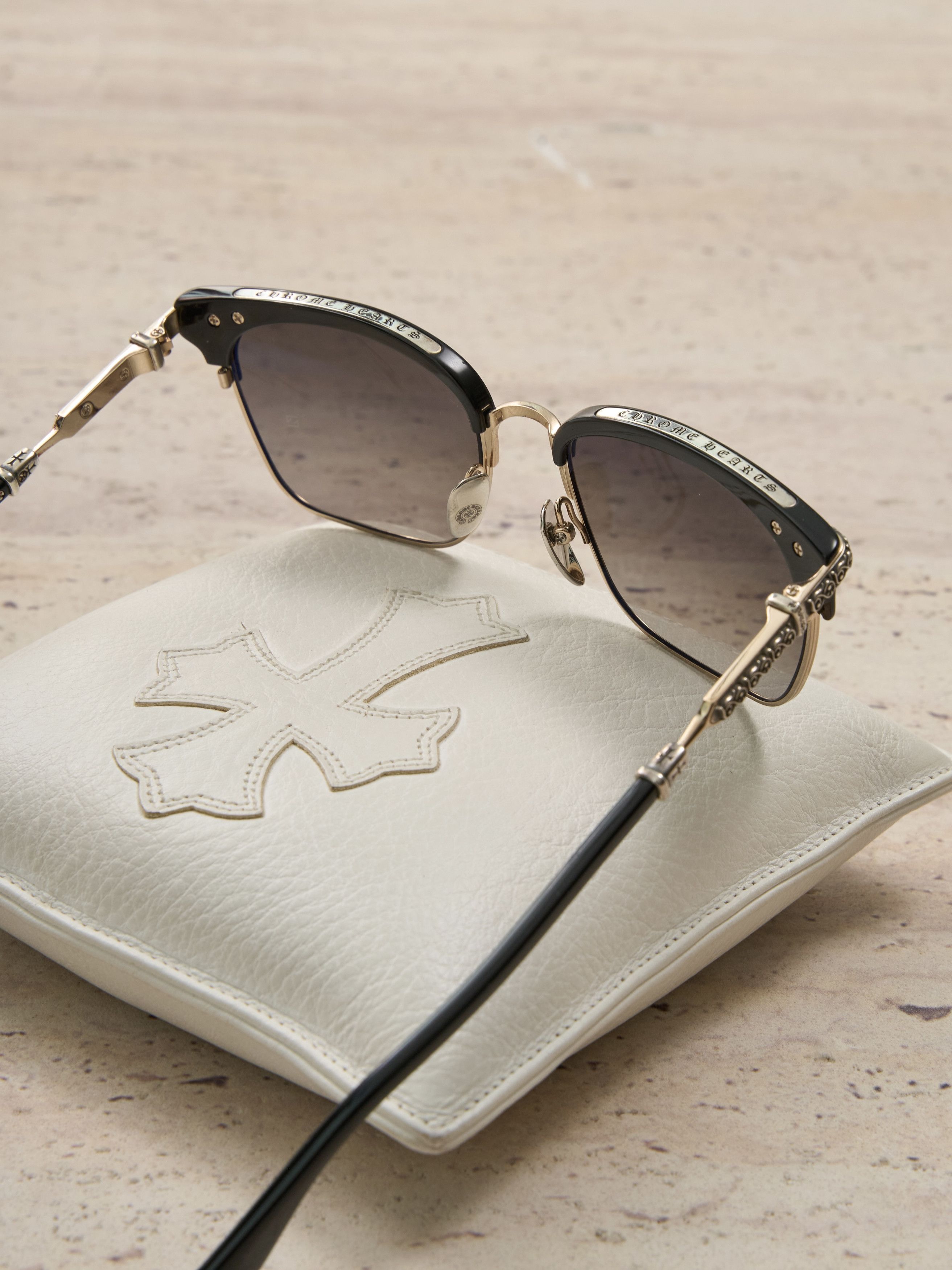 Chrome Hearts Chrome Heart Vertical Smile I Sunglasses Size ONE SIZE - 7 Thumbnail