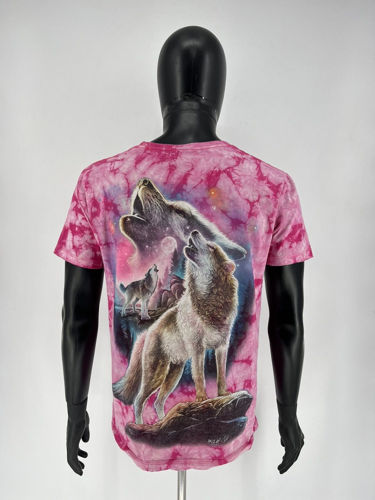 Vintage Vintage 90s Wolf Face Boxy Fit Tee WILD Dead Horror Print Size US M / EU 48-50 / 2 - 10 Thumbnail