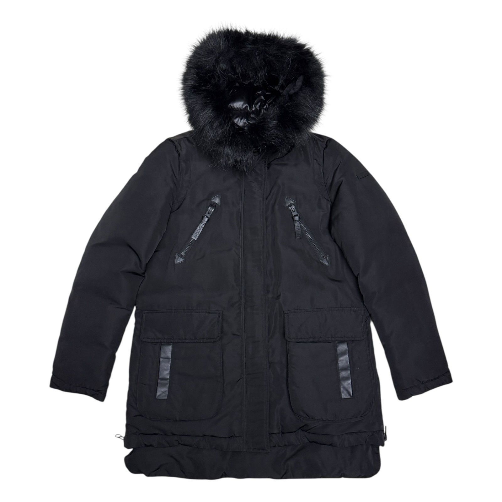 Derek Lam 10 Crosby DEREK LAM 10 CROSBY Faux Fur Luxury Winter Puffer Coat M Size M / US 6-8 / IT 42-44 - 7 Thumbnail